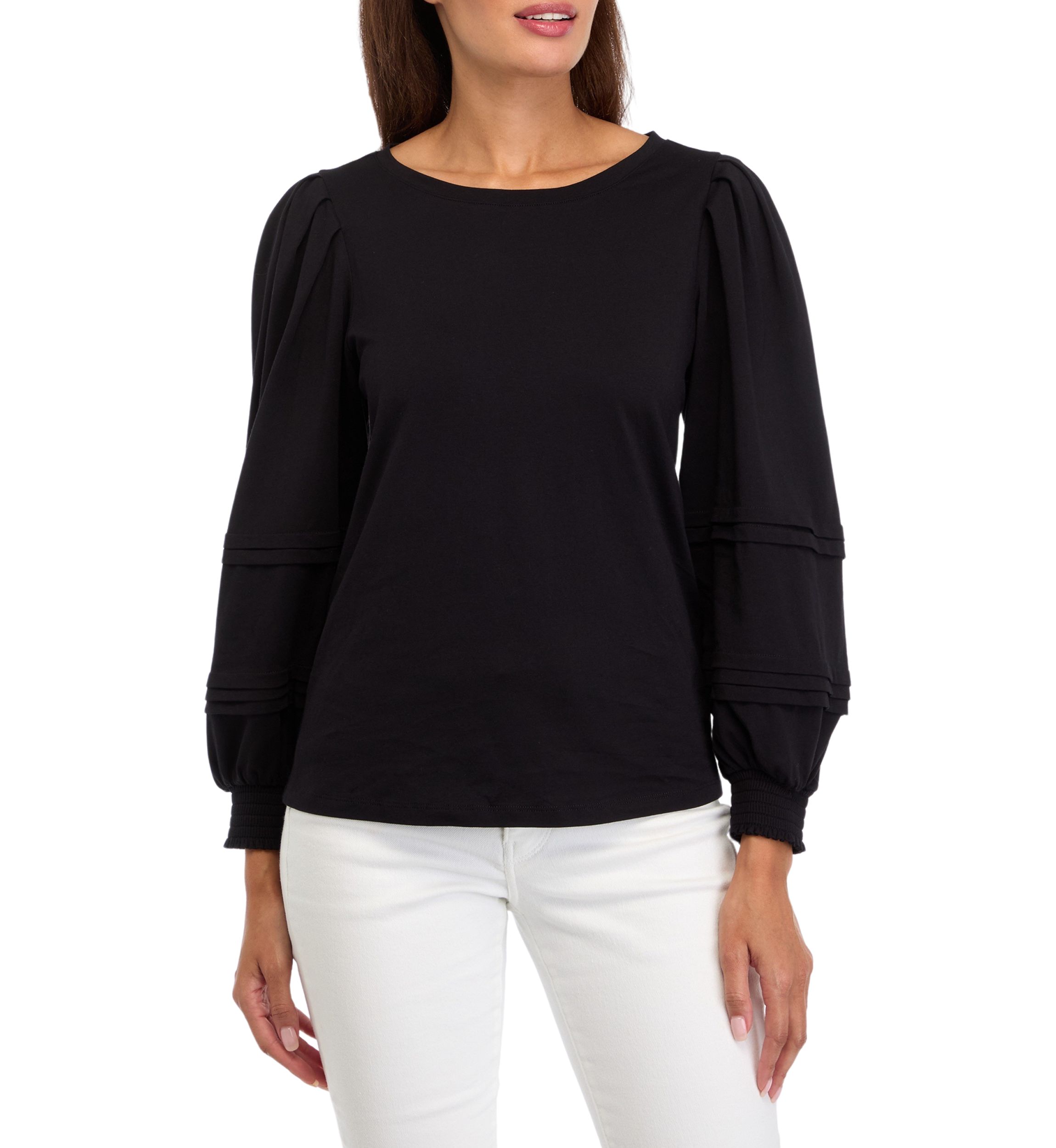 Womens Balloon Sleeve Top