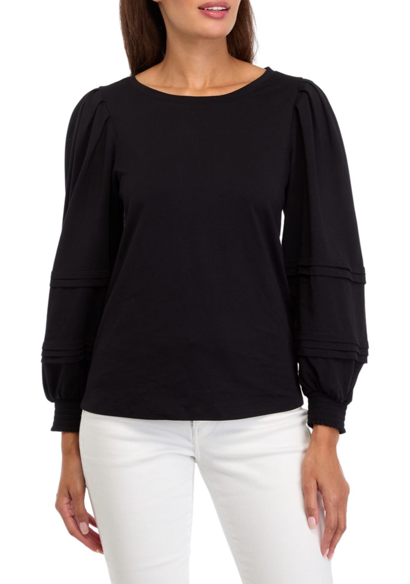 Womens Balloon Sleeve Top