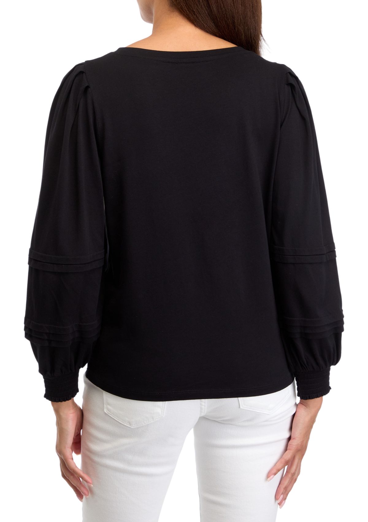 Womens Balloon Sleeve Top