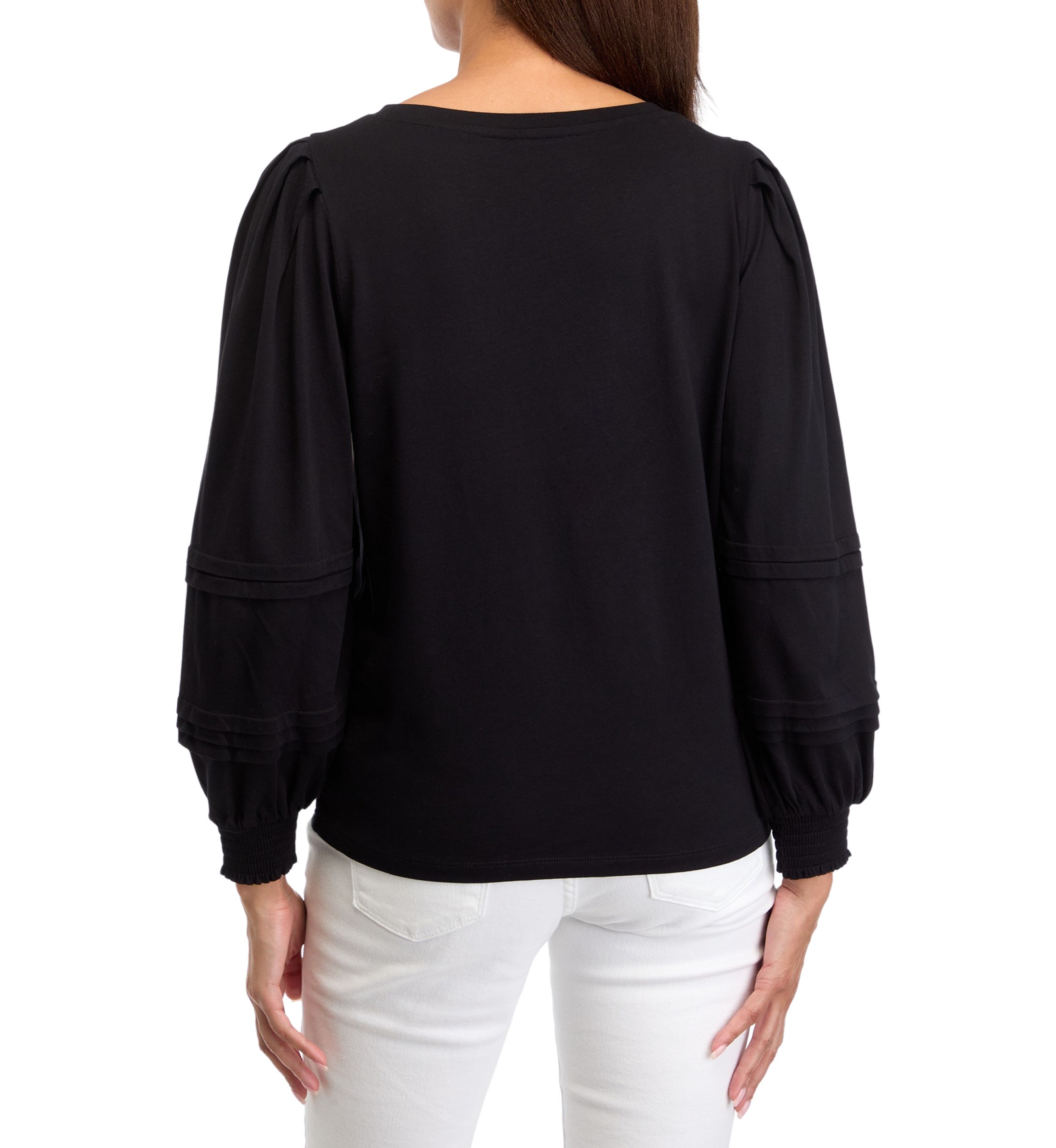 Womens Balloon Sleeve Top