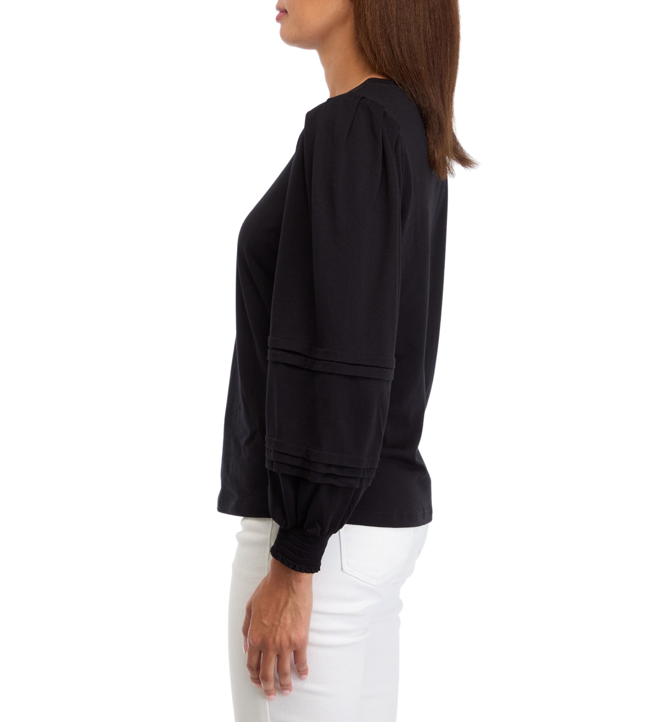 Womens Balloon Sleeve Top