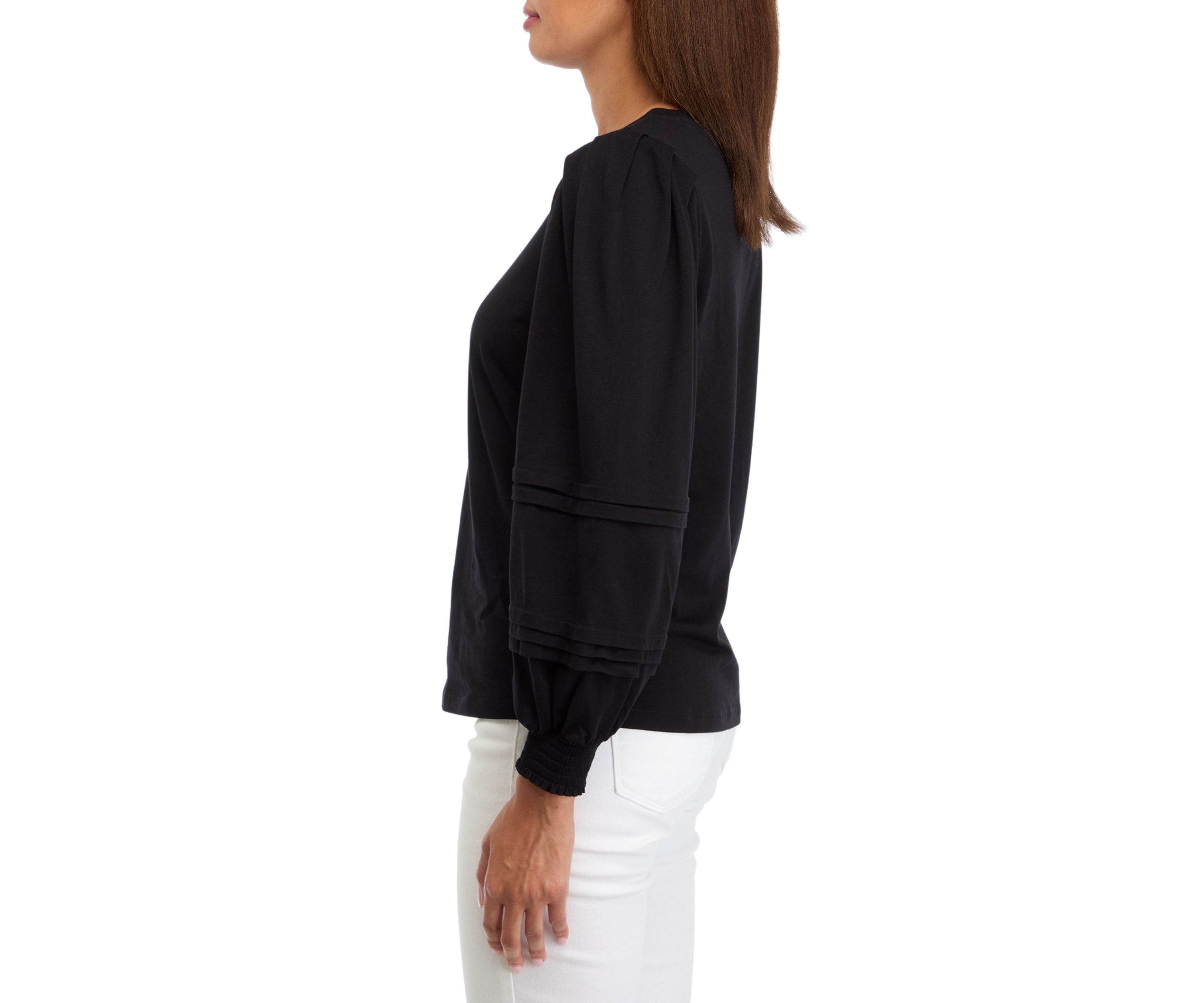 Womens Balloon Sleeve Top