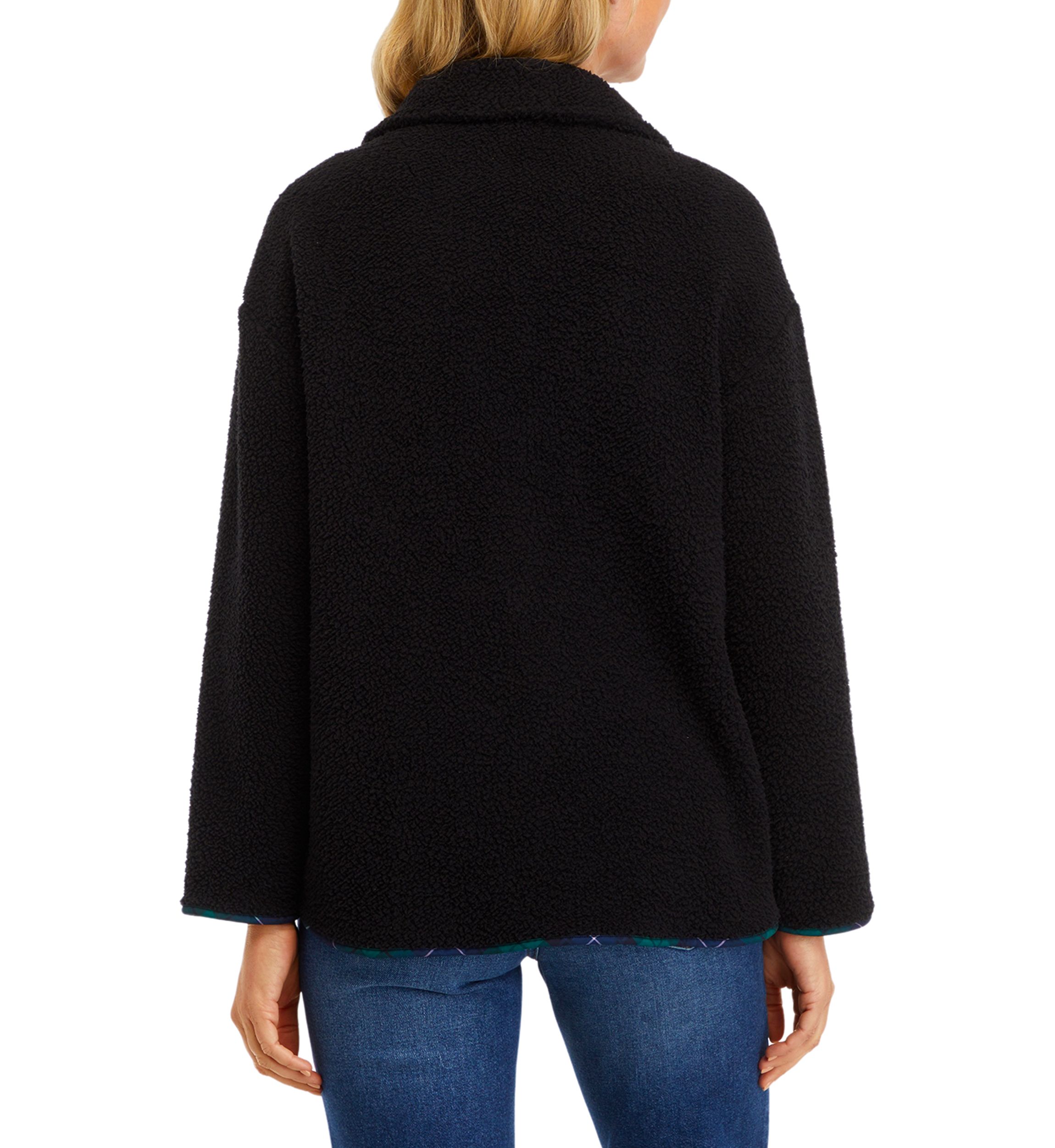 Womens Long Sleeve Sherpa Pullover