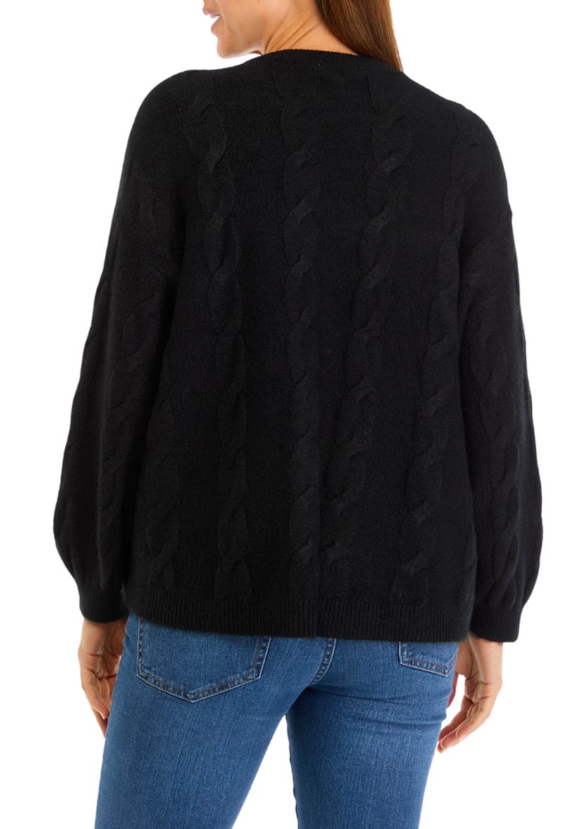 Womens Cable Knit Sweater