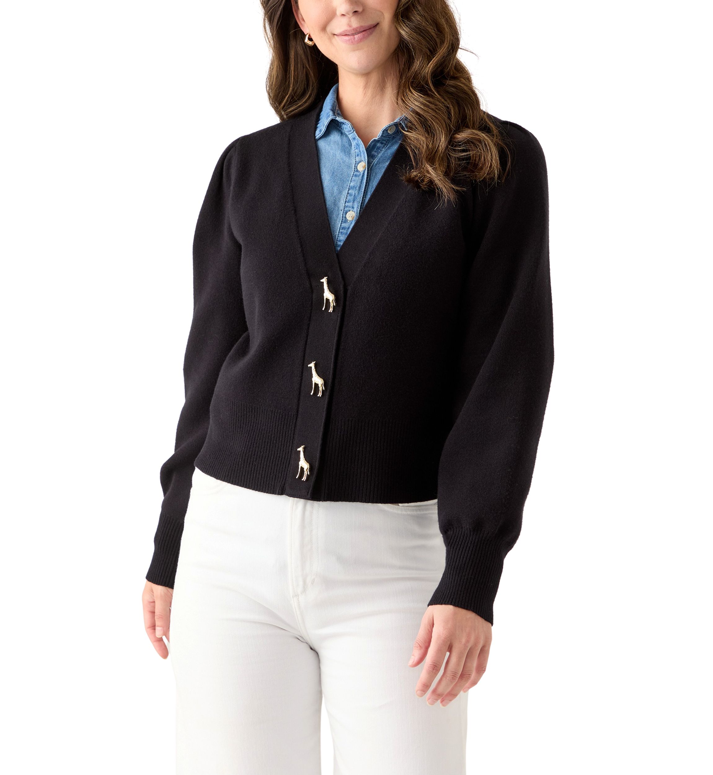 Womens V-Neck Cardigan