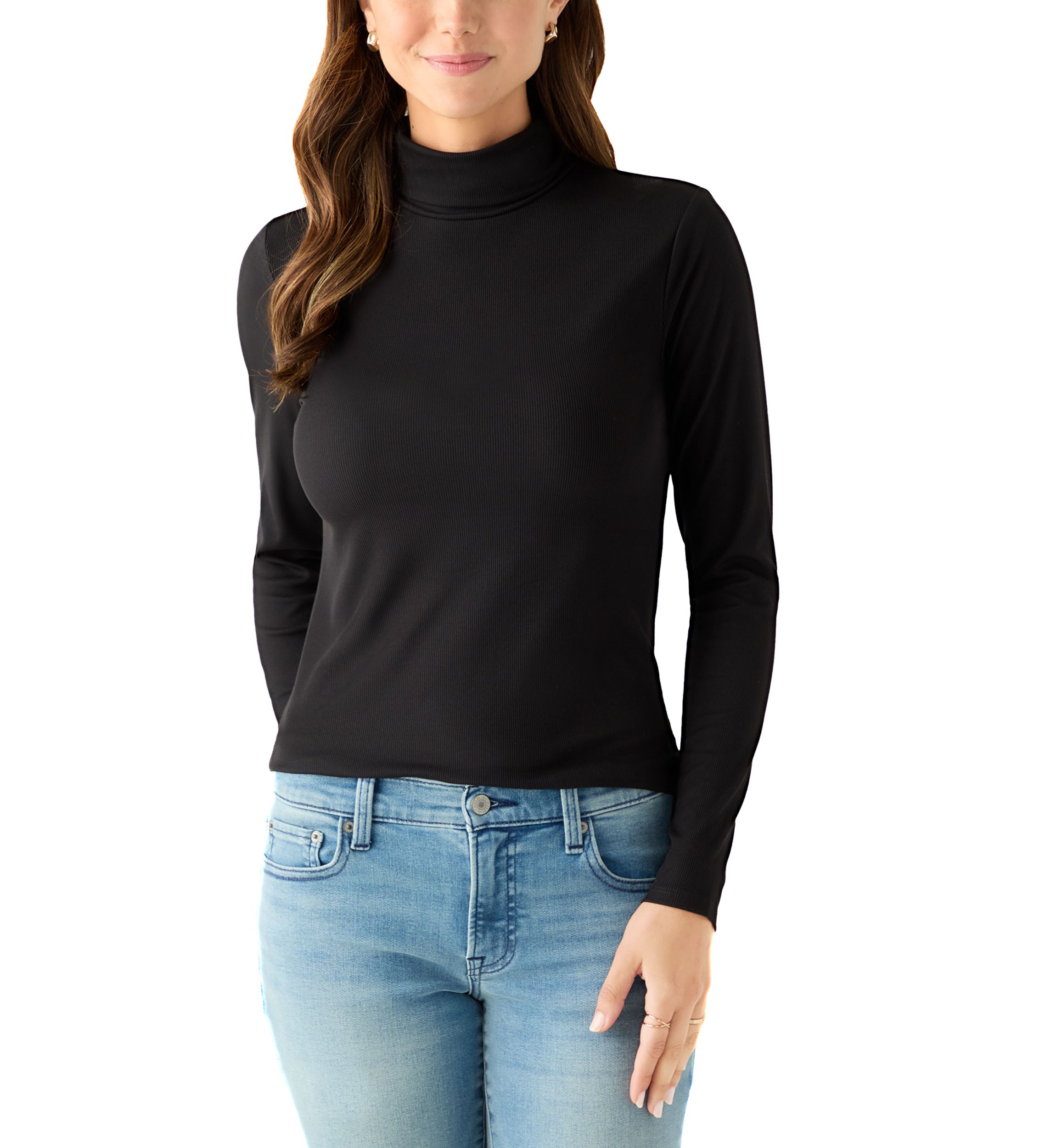 Womens Knit Turtleneck Top