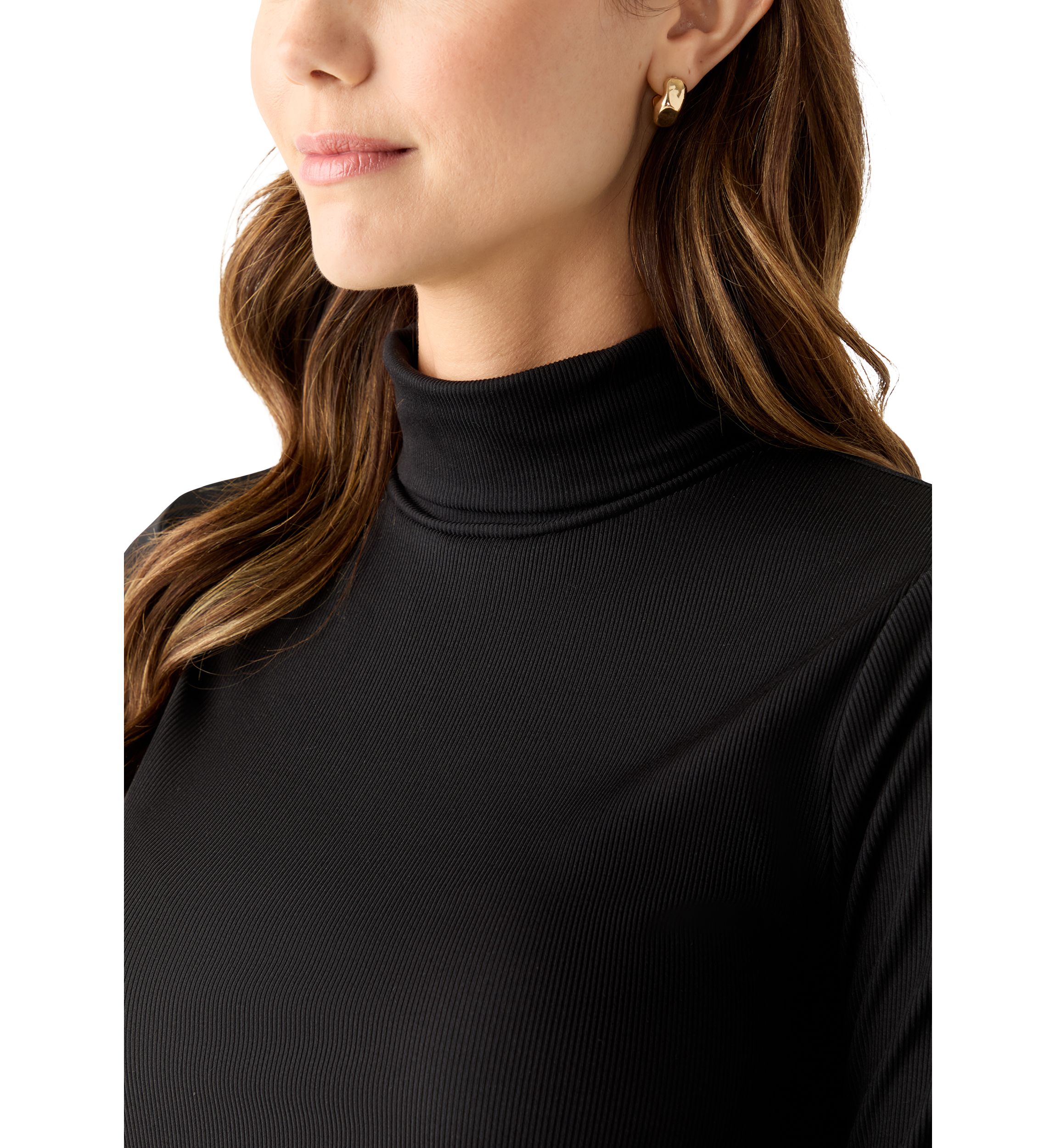 Womens Knit Turtleneck Top