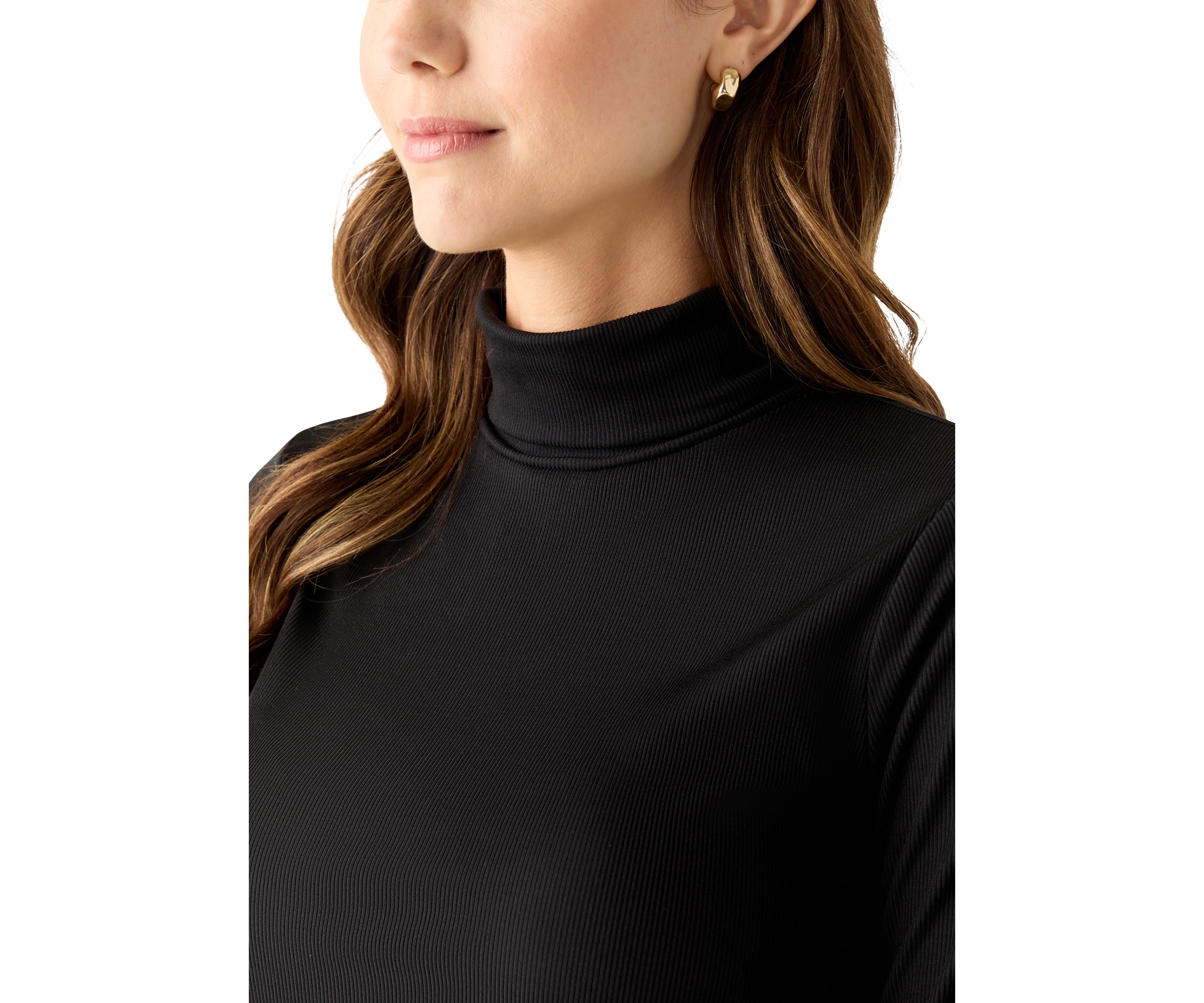 Womens Knit Turtleneck Top
