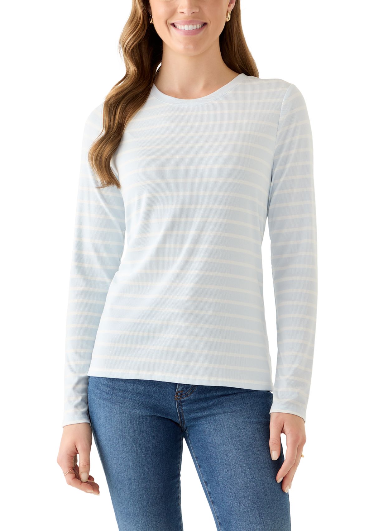 Womens Long Sleeve Crew Neck T-Shirt