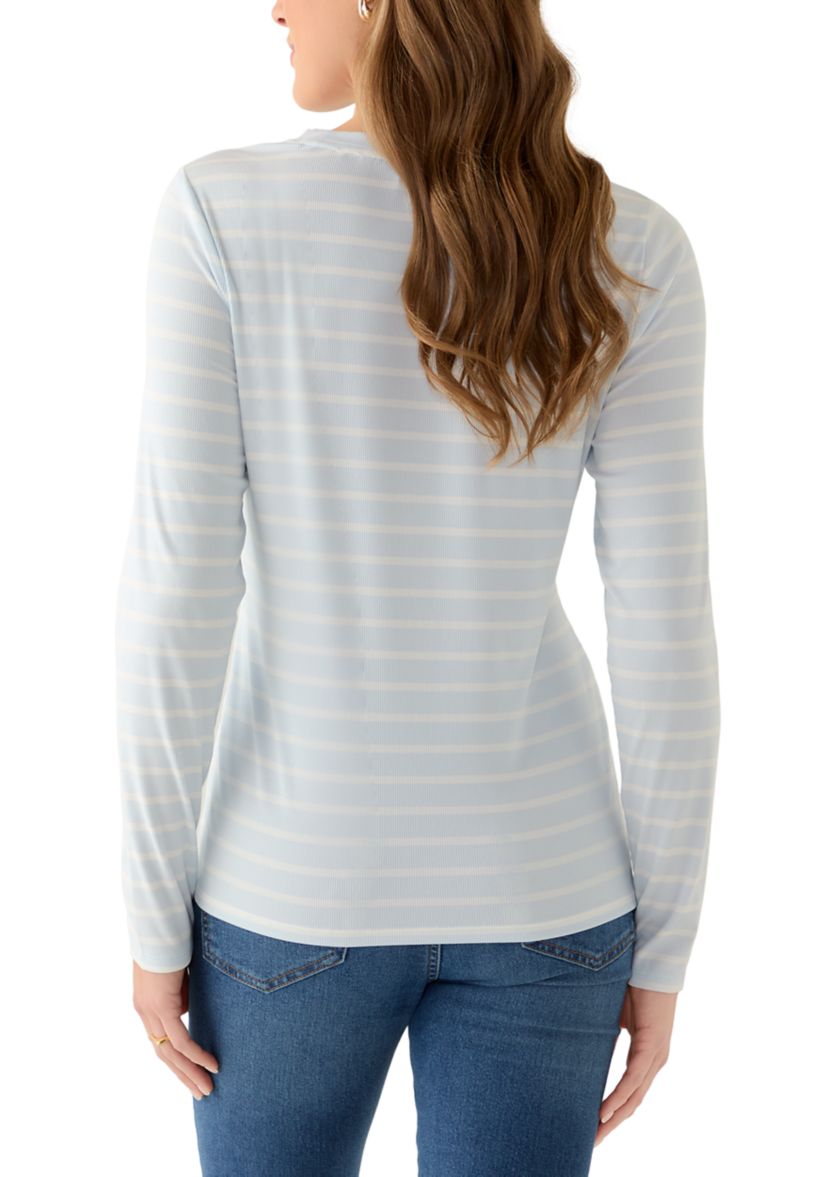 Womens Long Sleeve Crew Neck T-Shirt
