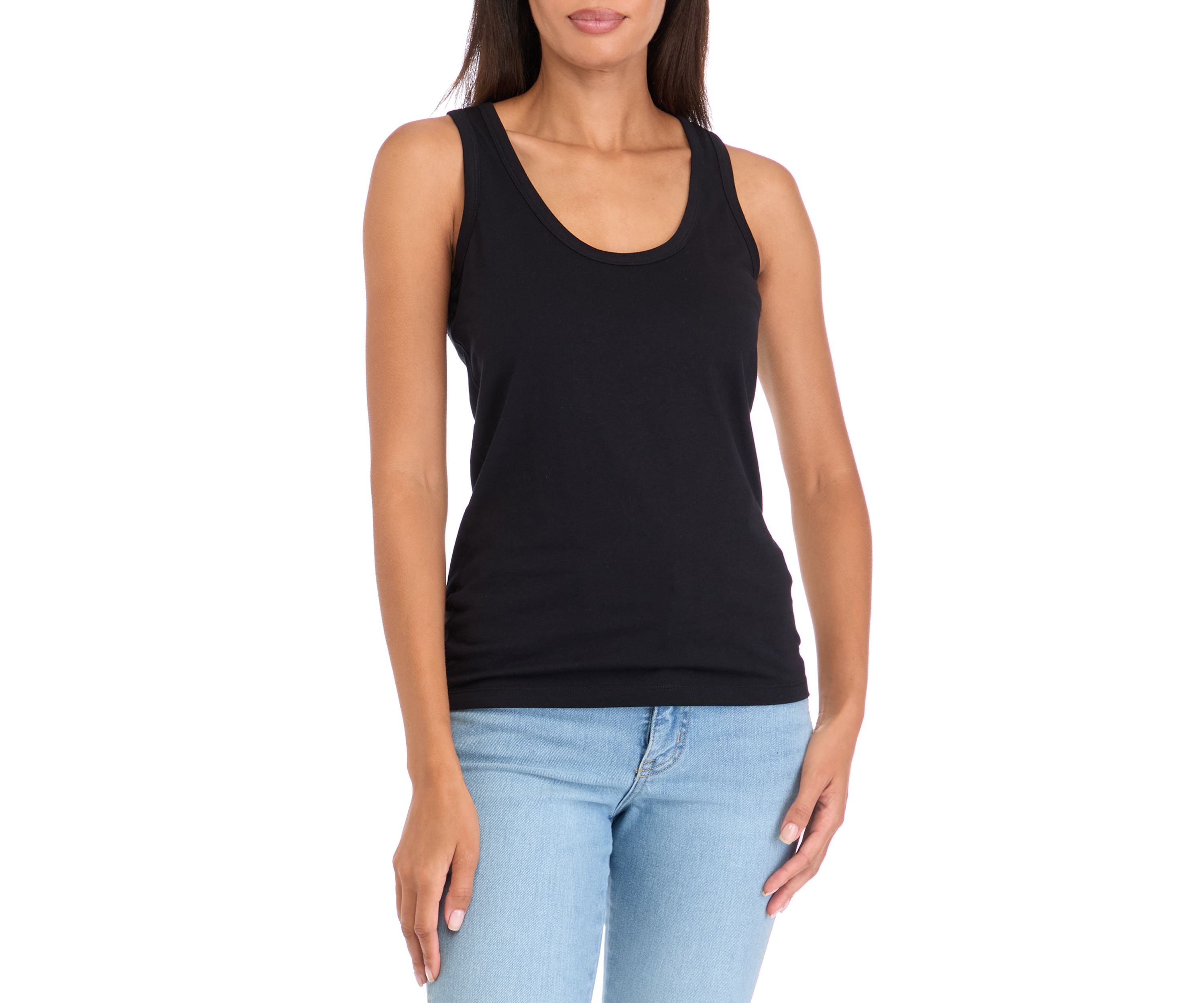 Womens Sleeveless Solid Tank Top