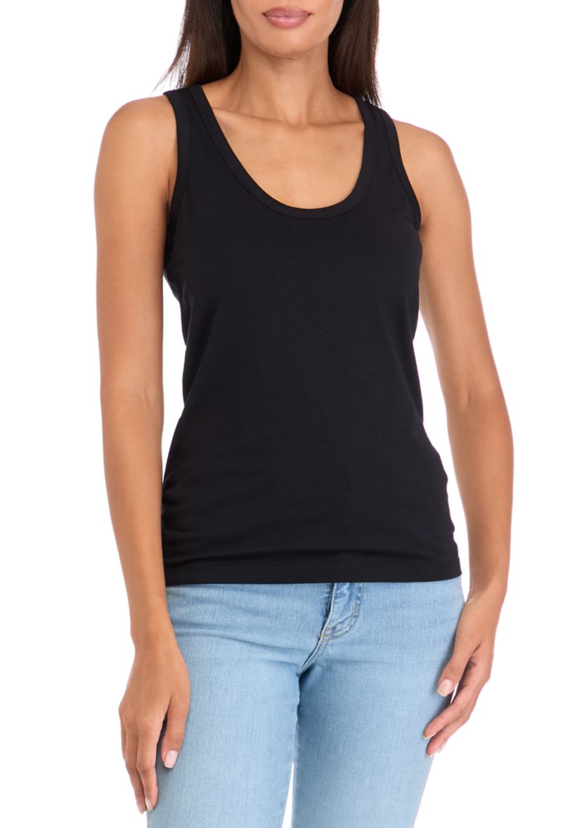 Womens Sleeveless Solid Tank Top