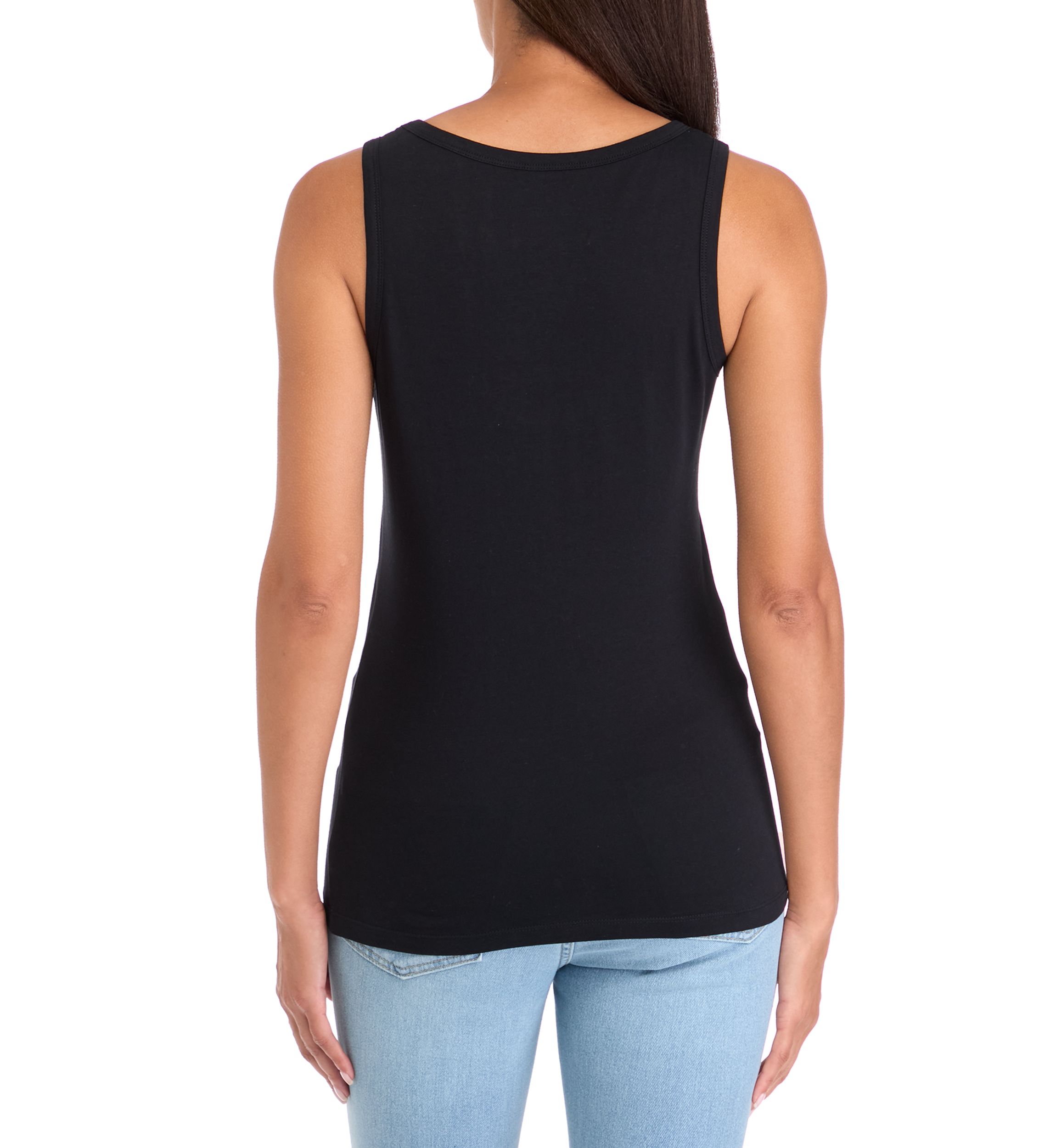 Womens Sleeveless Solid Tank Top