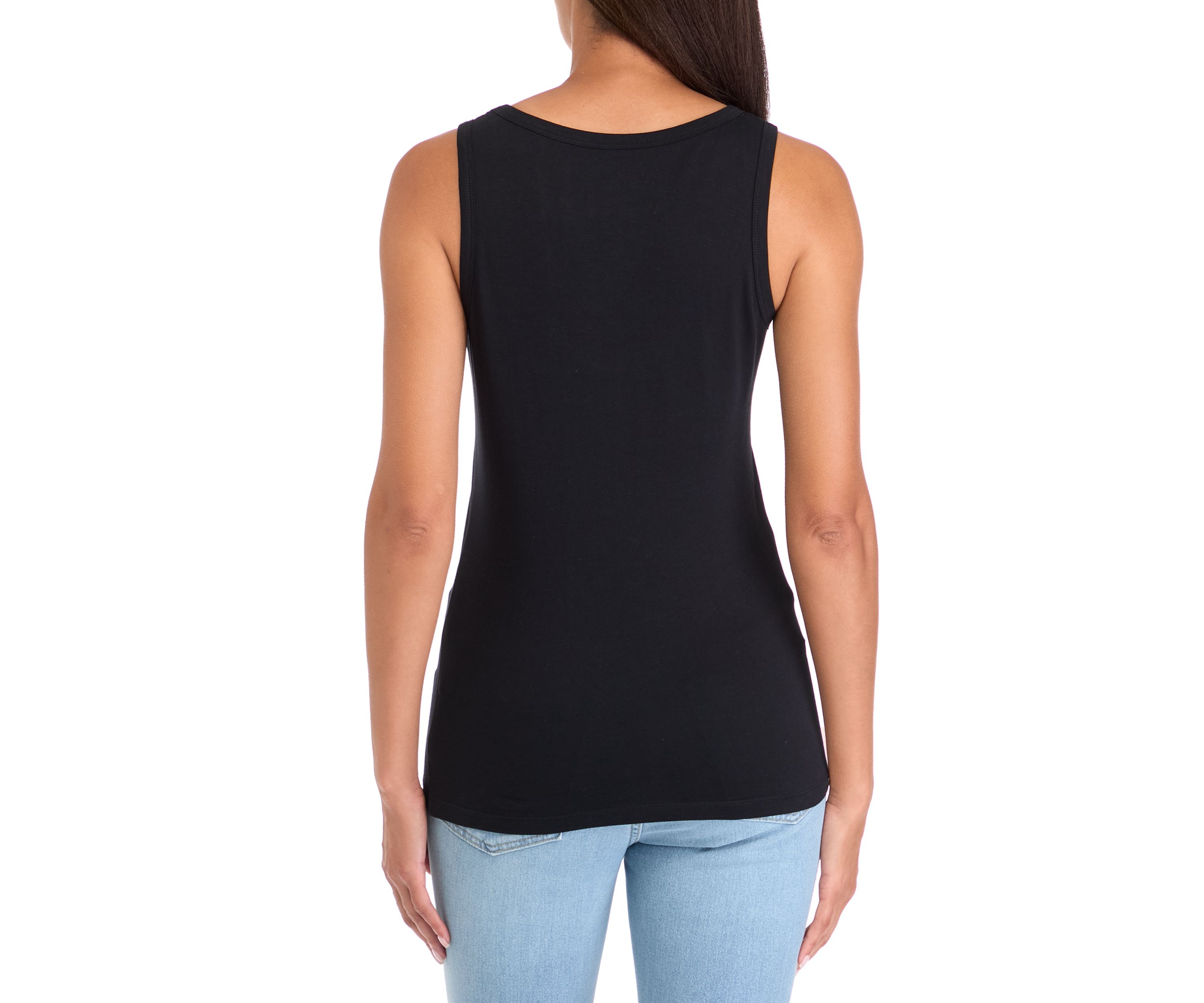 Womens Sleeveless Solid Tank Top