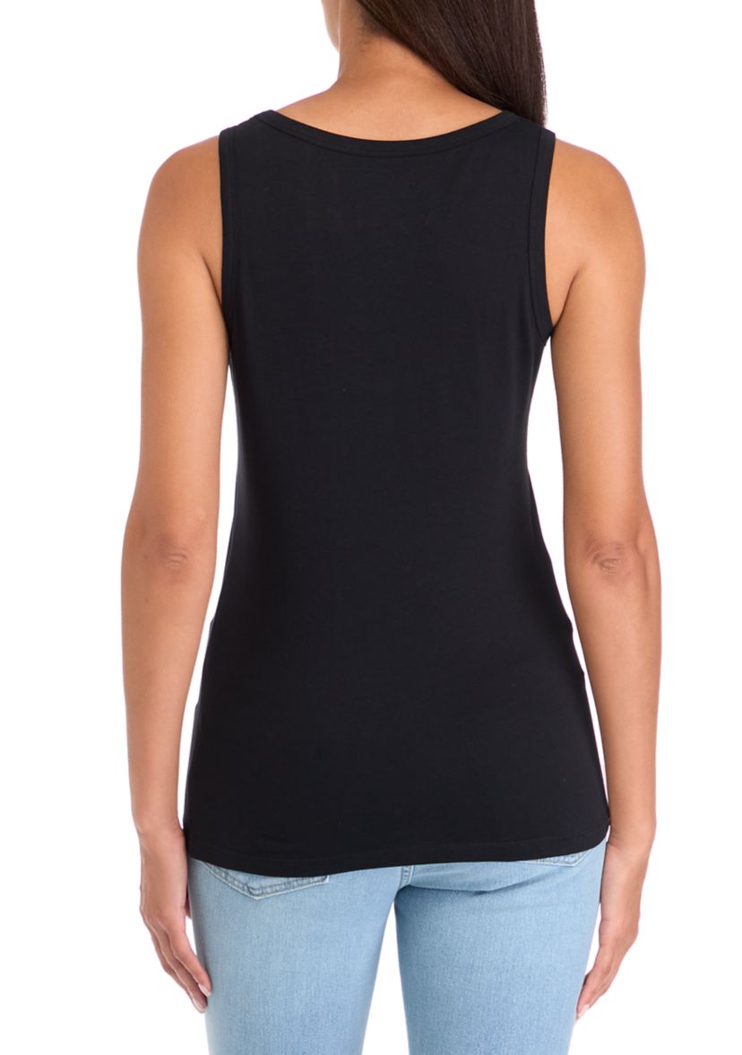 Womens Sleeveless Solid Tank Top