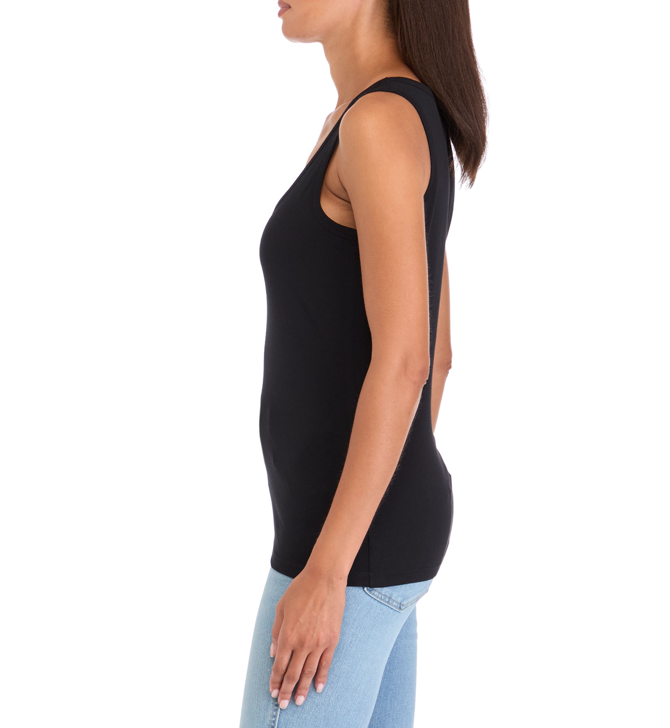 Womens Sleeveless Solid Tank Top