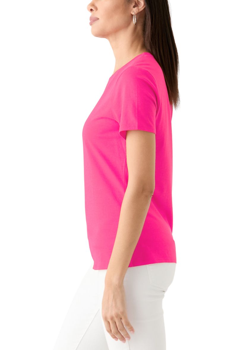 Womens Solid Essential T-Shirt