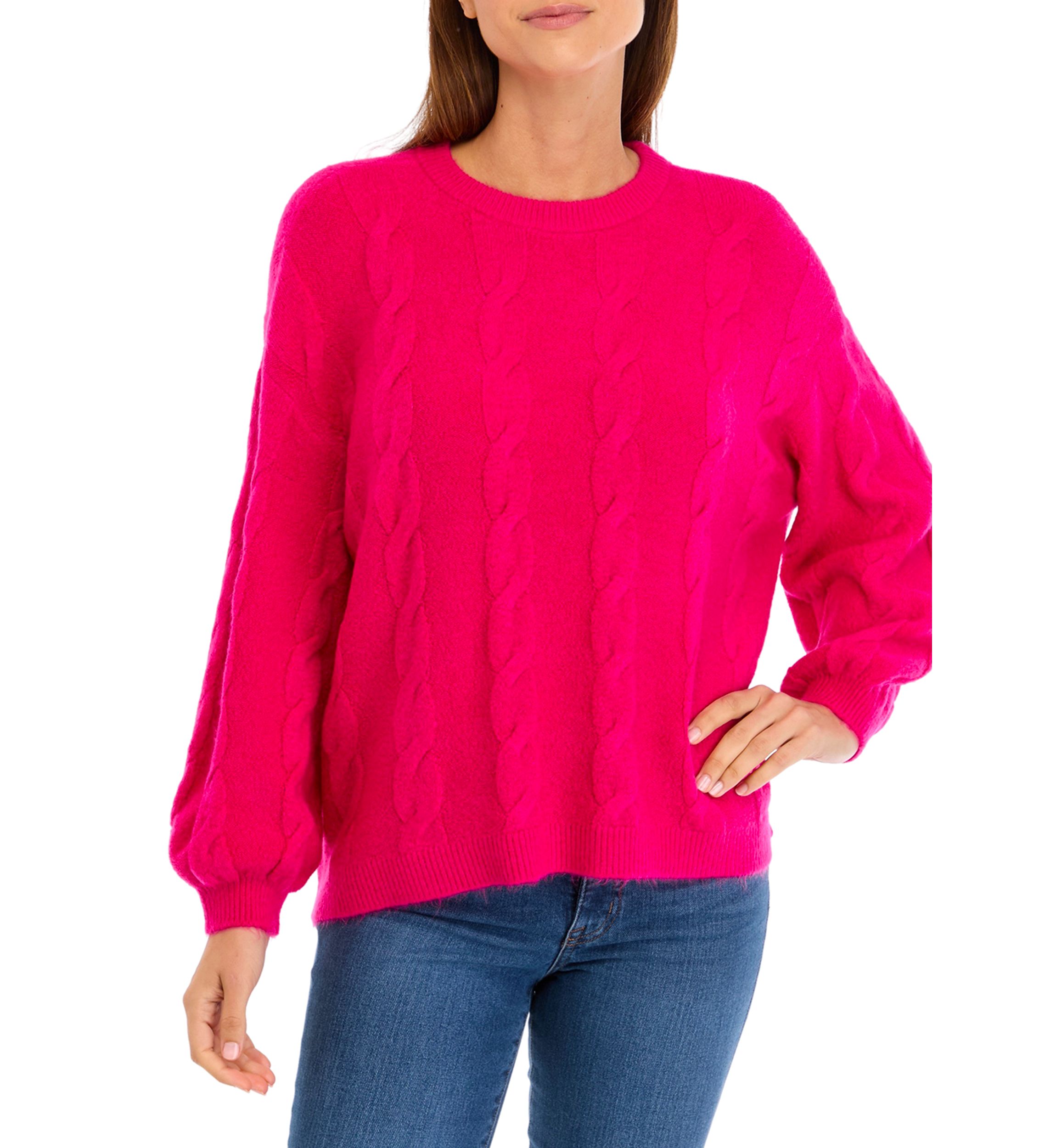 Petite Cable Knit Sweater