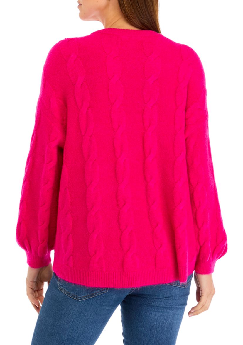 Petite Cable Knit Sweater