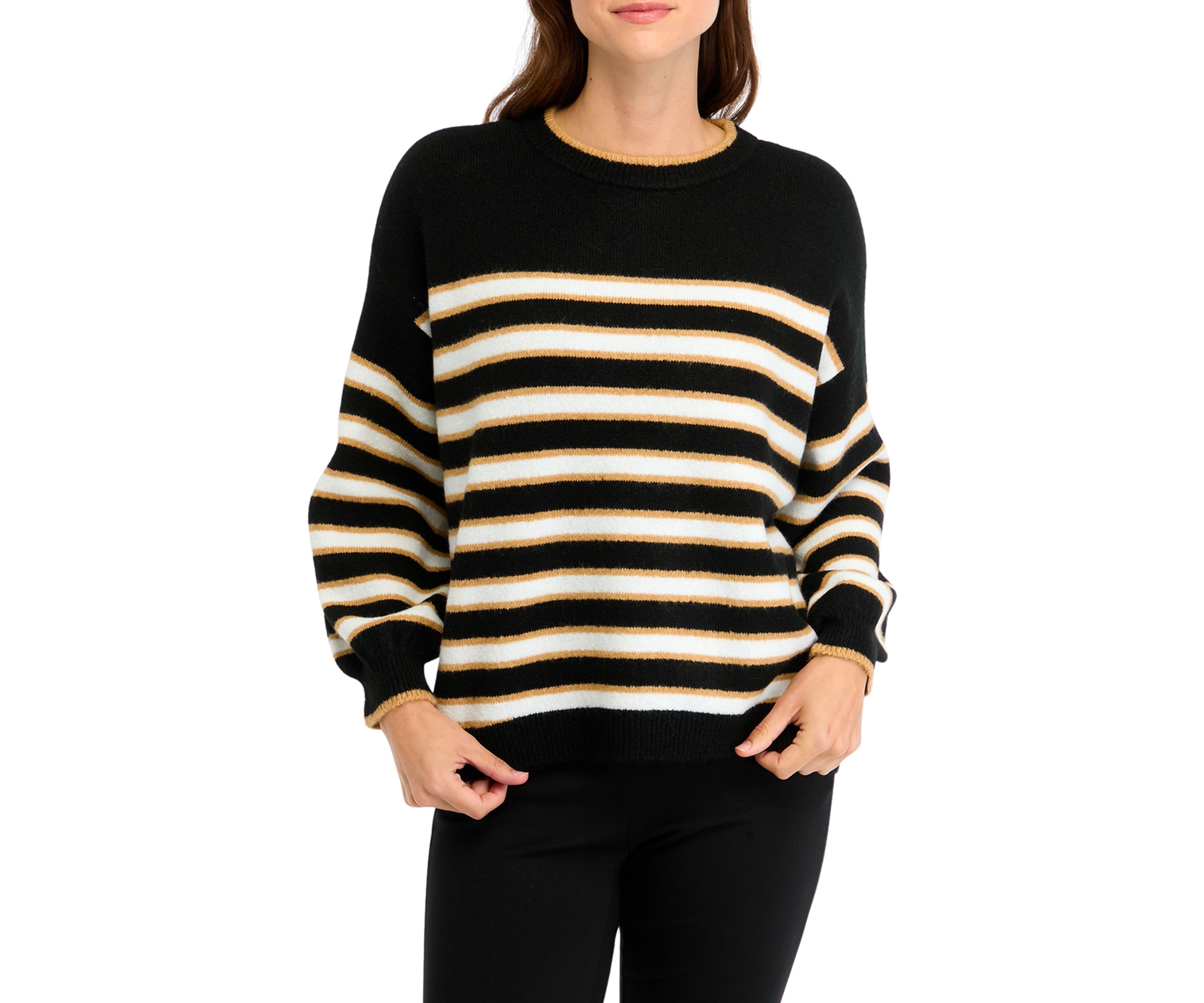 Petite Cable Knit Crew Neck Sweater