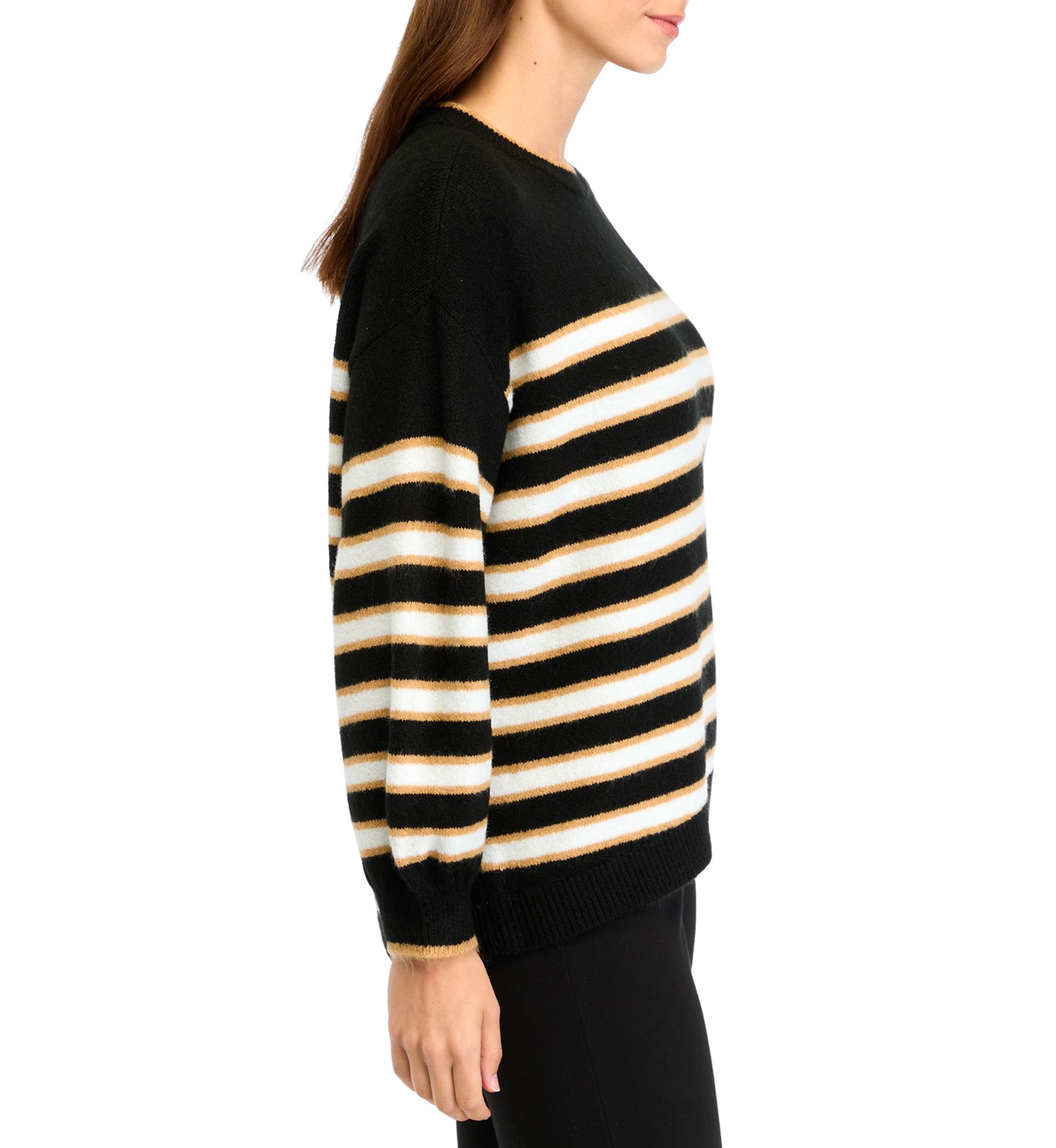 Petite Cable Knit Crew Neck Sweater