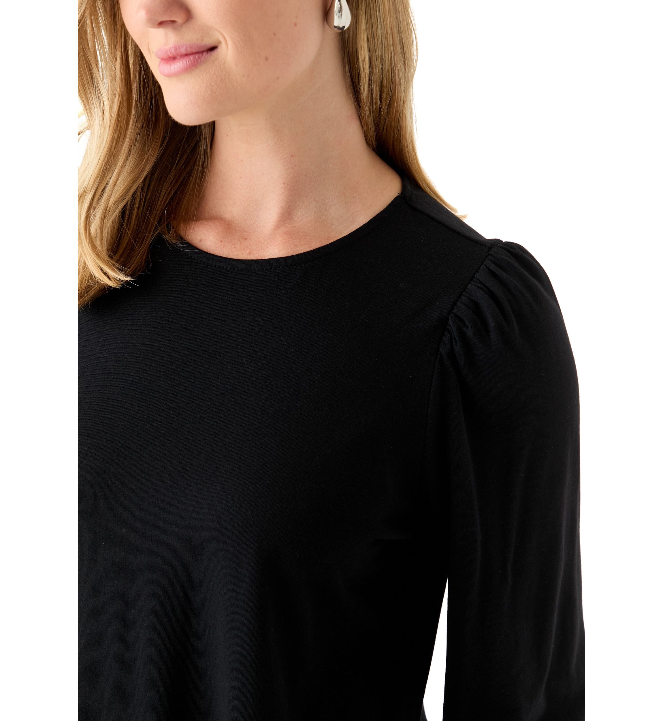 Petite 3/4 Puff Sleeve T-Shirt 