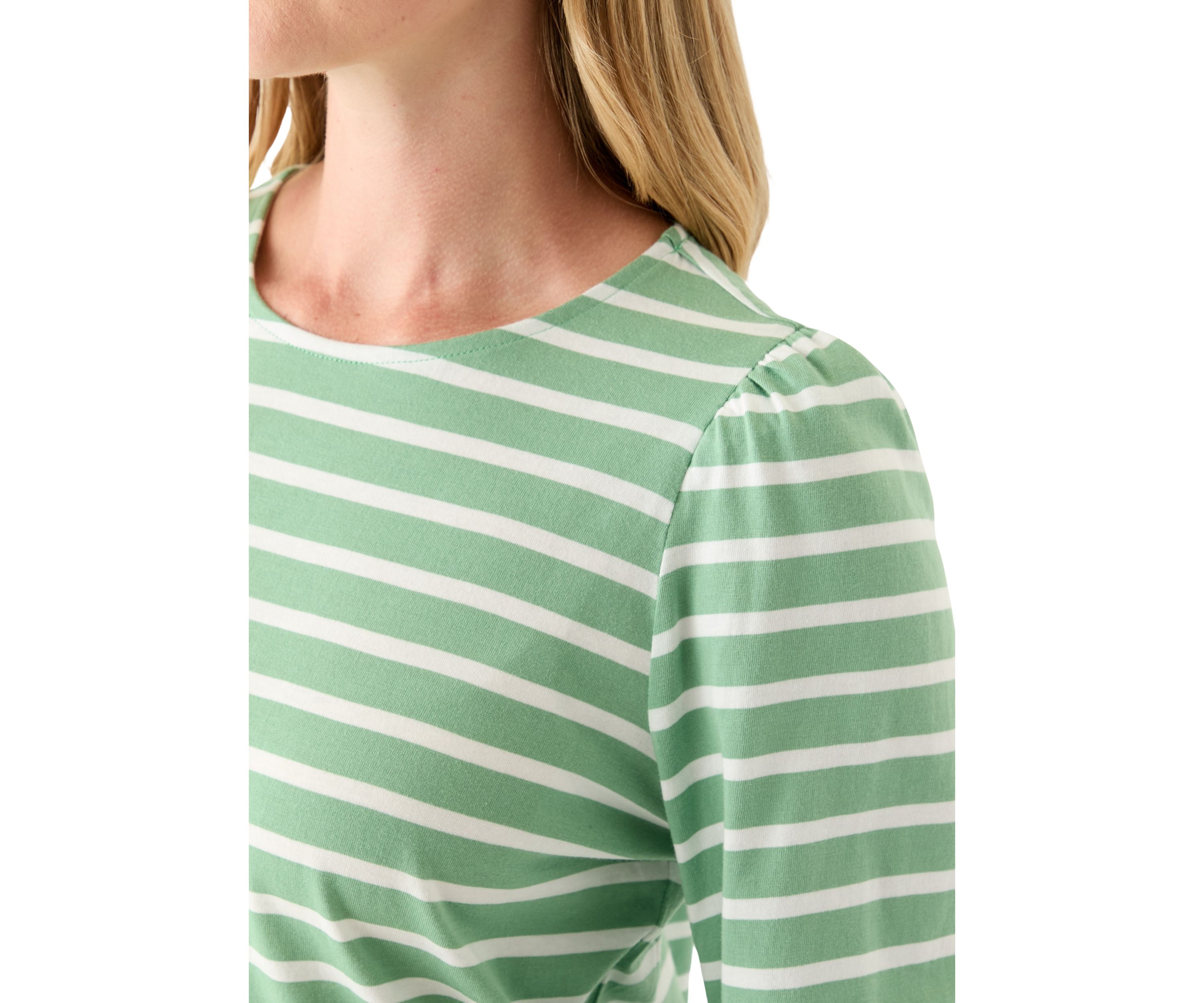 Petite 3/4 Puff Sleeve Top