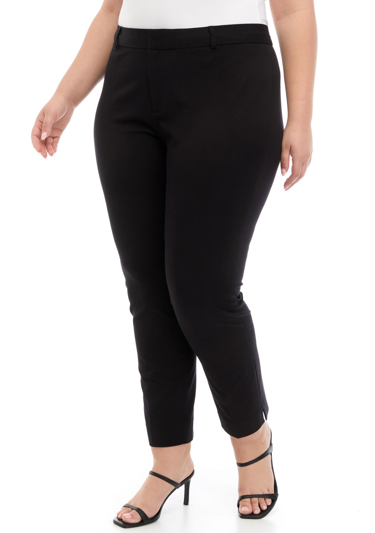 Plus Size Cary Flat Front Bi-Stretch Pants