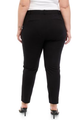 Standards & Practices Plus Size Women's Black High Waist Stretch