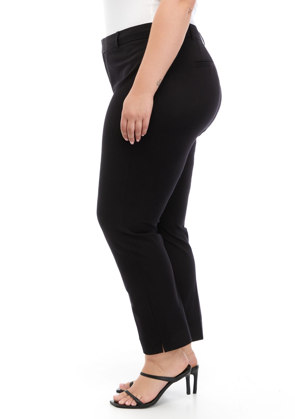 Plus Size Cary Flat Front Bi-Stretch Pants