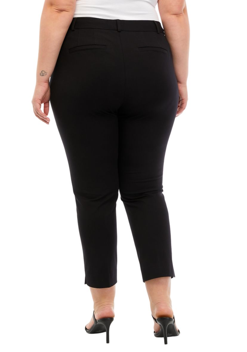 Plus Size Cary Flat Front Bi-Stretch Pants