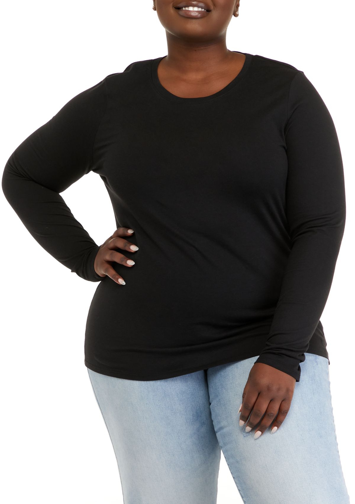 Plus Size Long Sleeve T-Shirt 