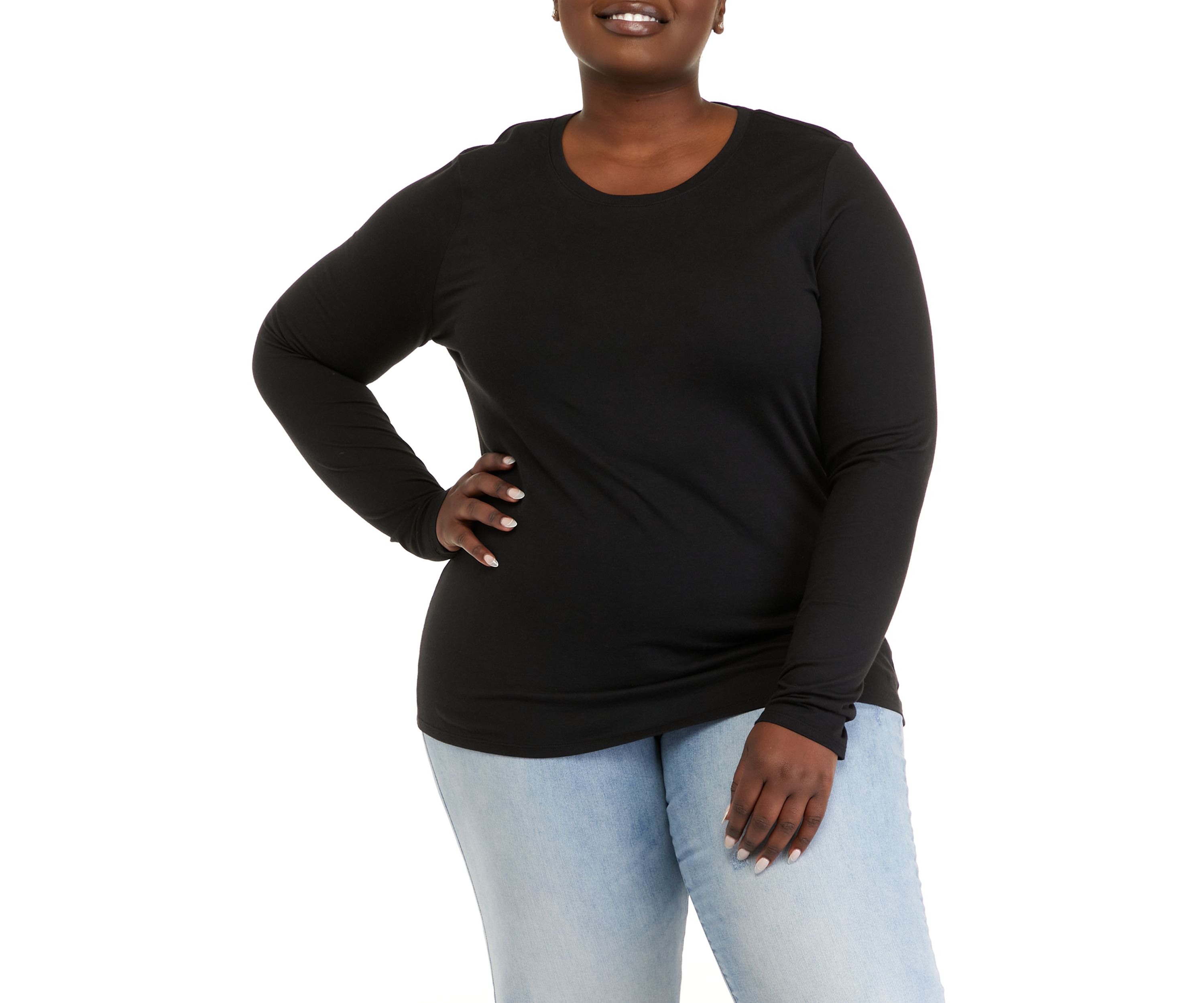 Plus Size Long Sleeve T-Shirt 
