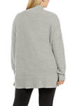 Plus Size Long Sleeve Mock Neck Sweater