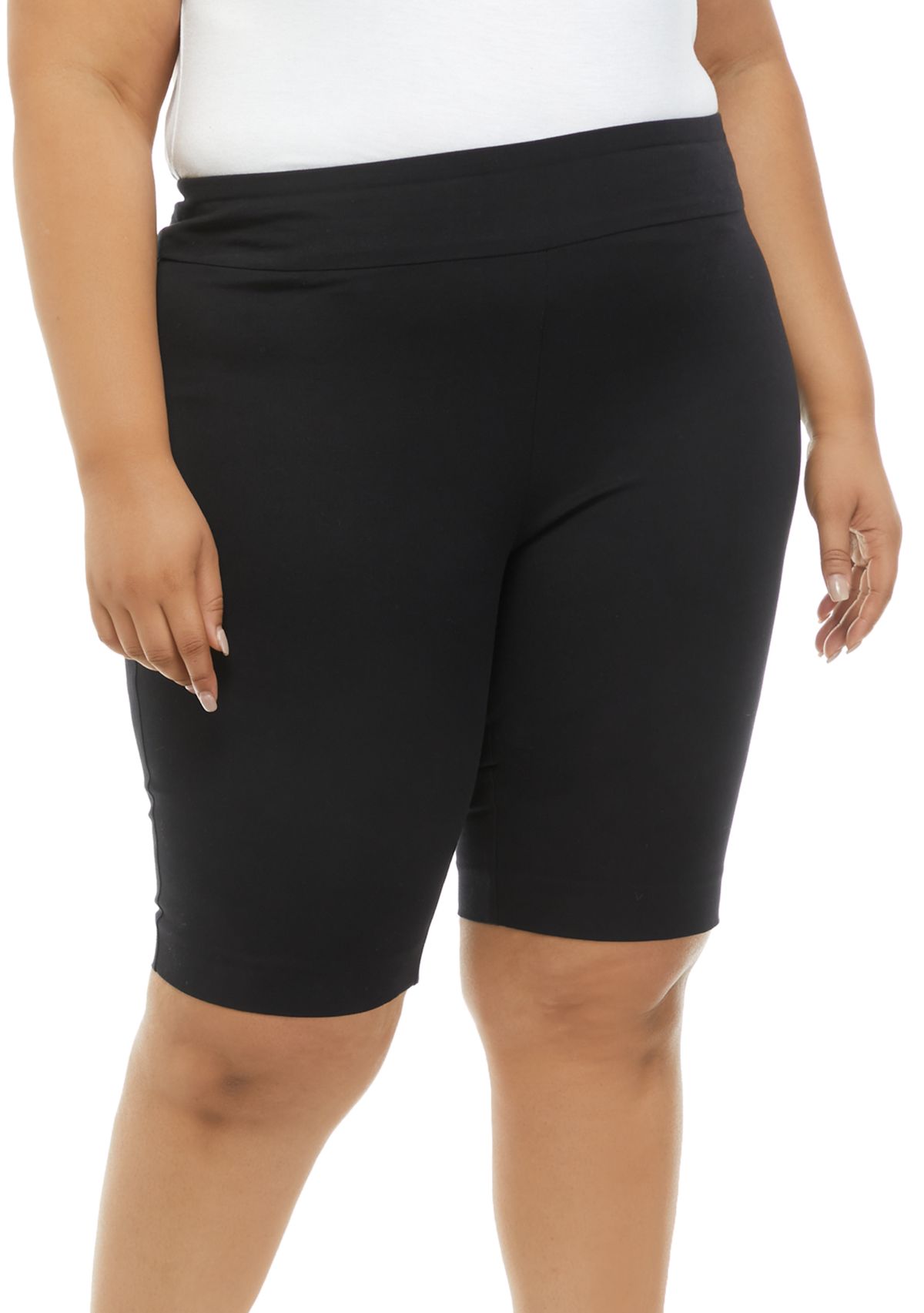 Plus Size Ashley Pull On Bermuda Shorts