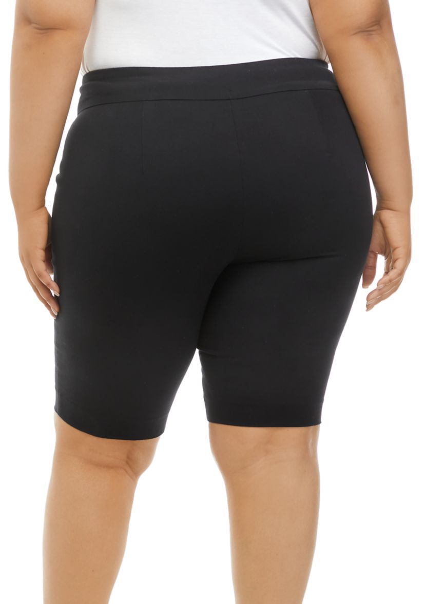 Plus Size Ashley Pull On Bermuda Shorts
