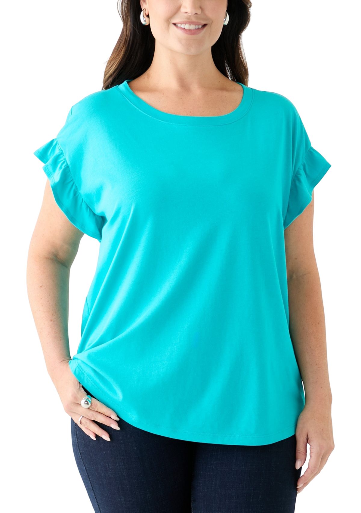 Plus Size Flutter T-Shirt 