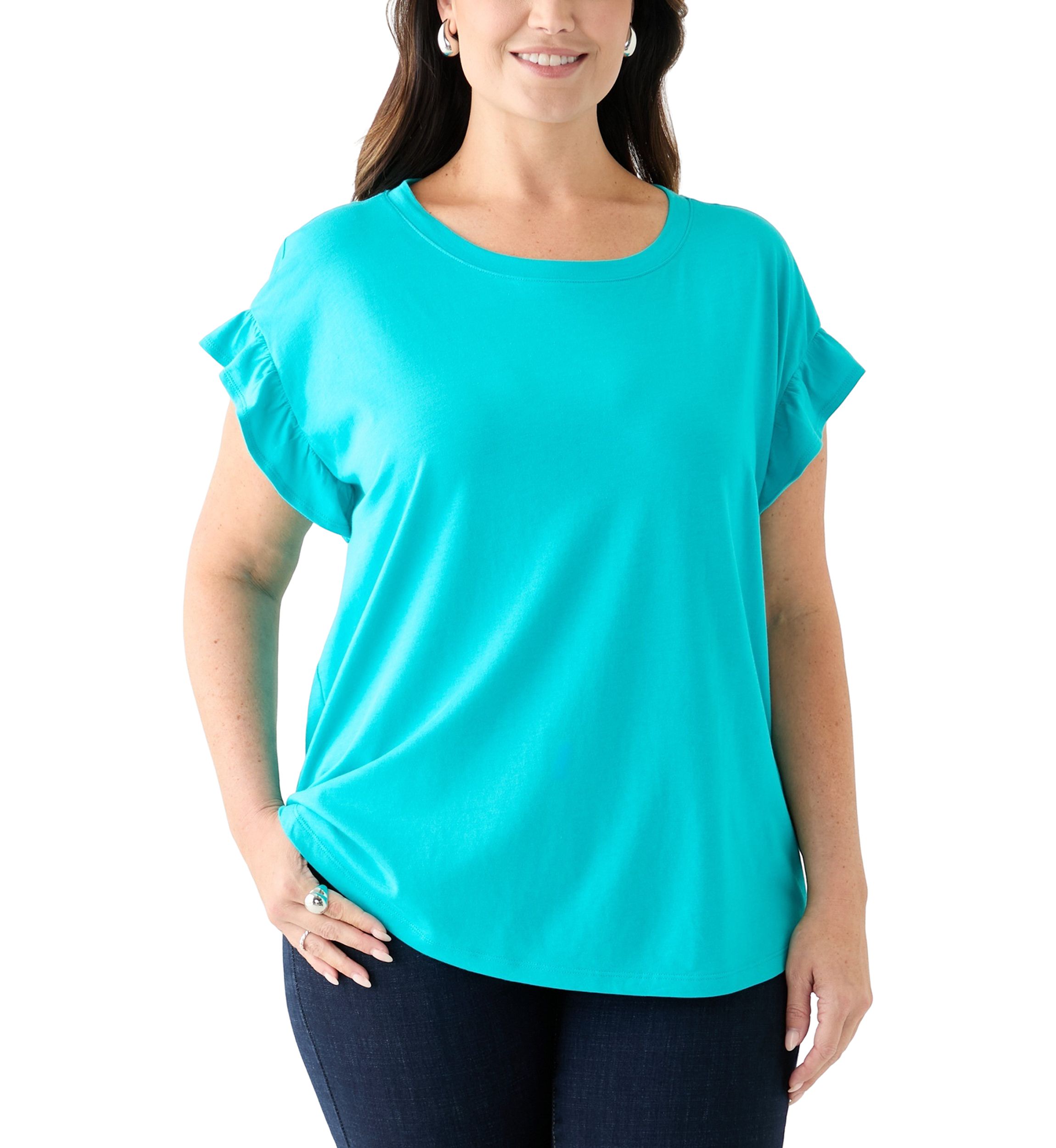 Plus Size Flutter T-Shirt 