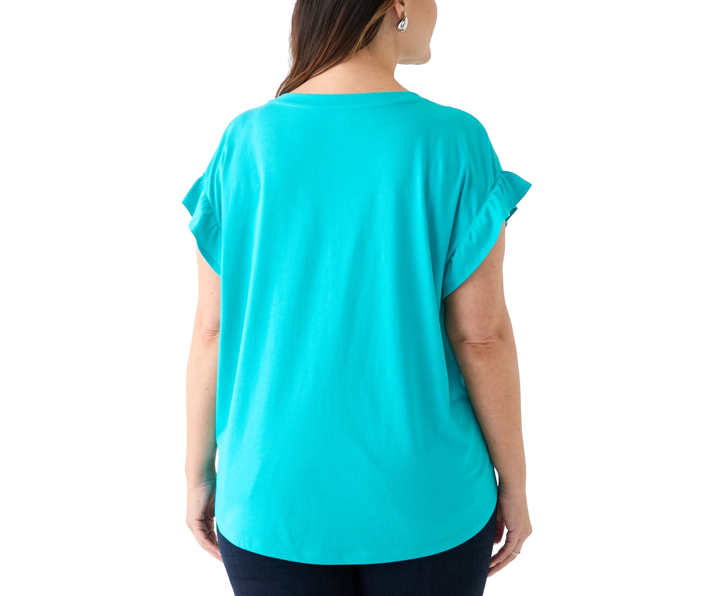 Plus Size Flutter T-Shirt 