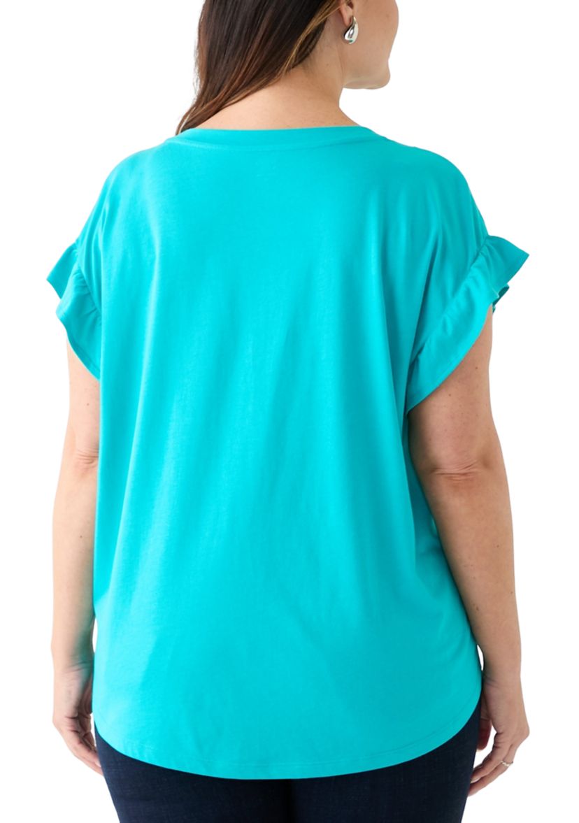 Plus Size Flutter T-Shirt 