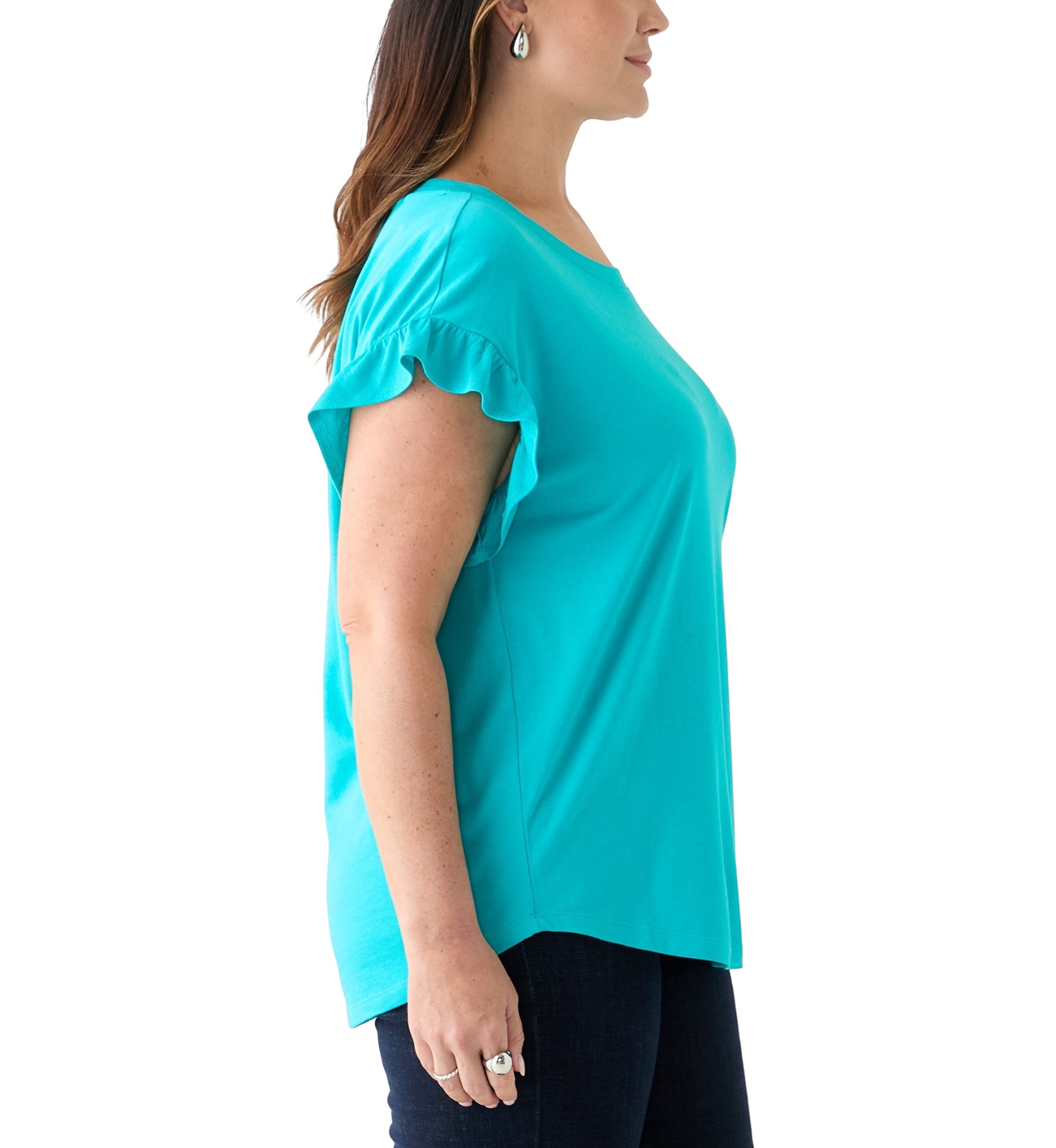 Plus Size Flutter T-Shirt 