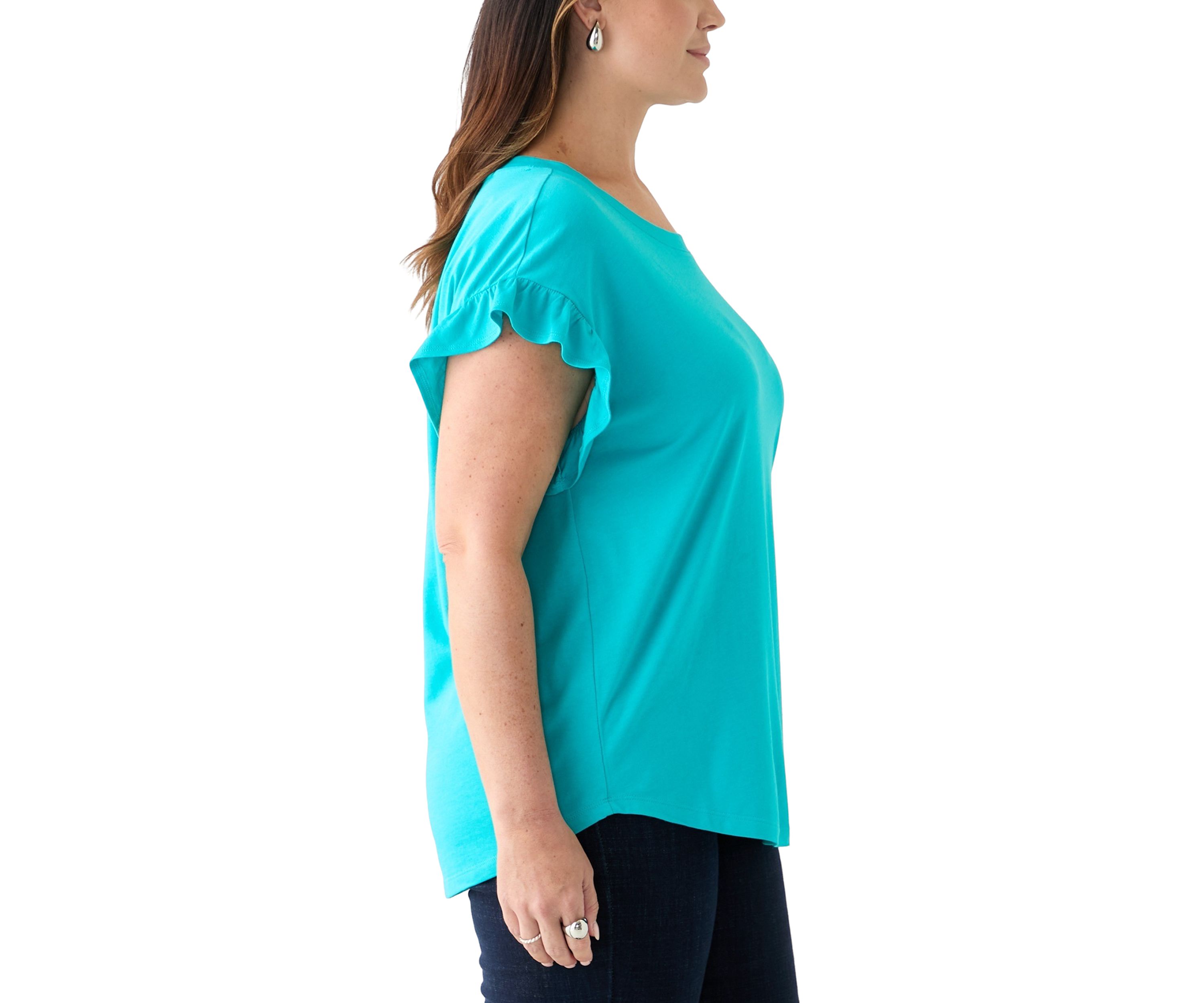 Plus Size Flutter T-Shirt 
