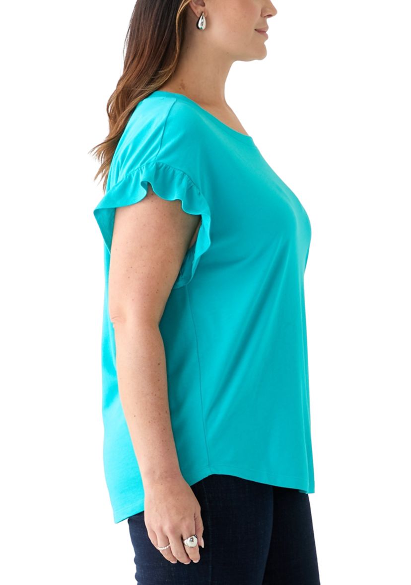 Plus Size Flutter T-Shirt 