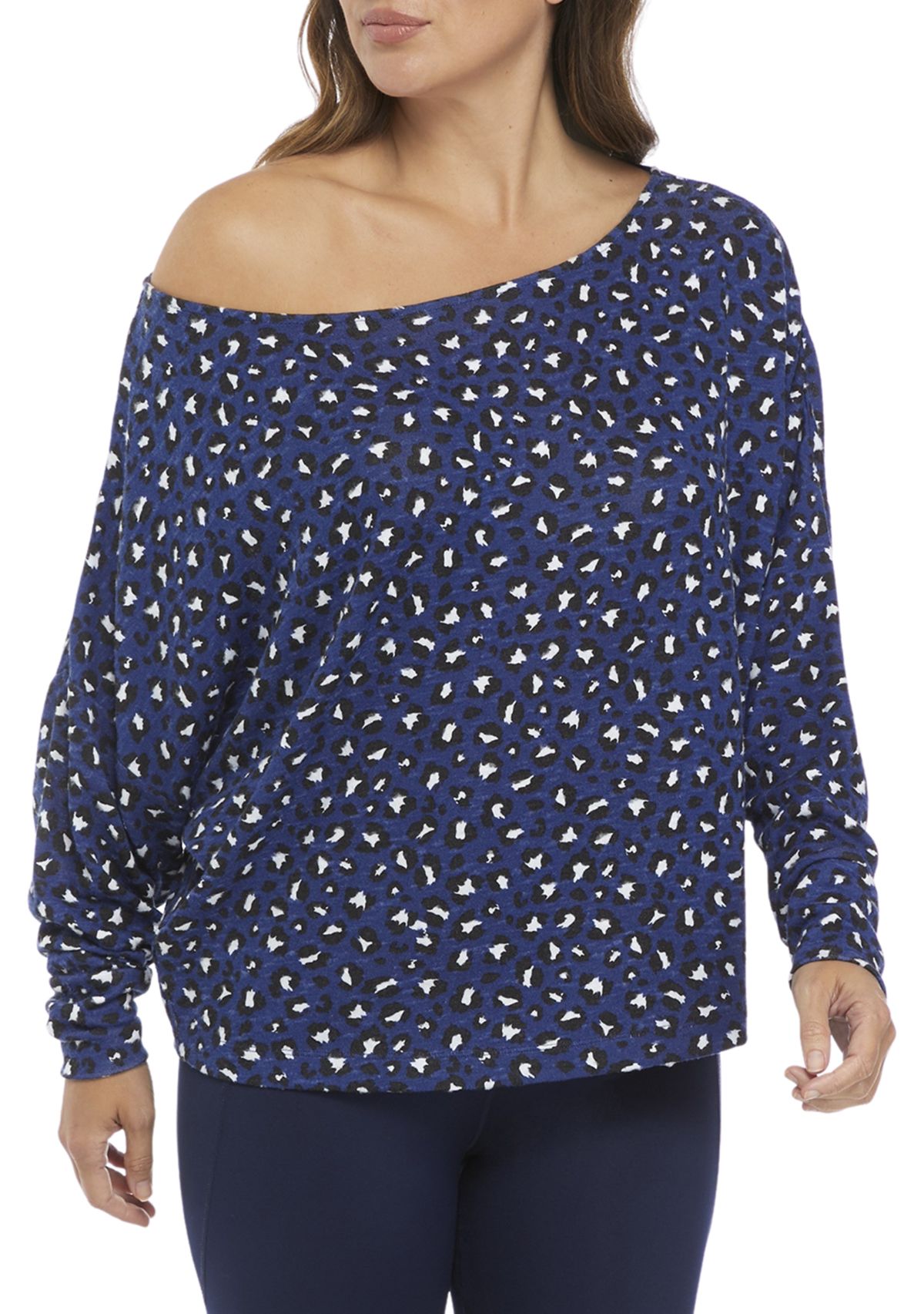 Womens Long Dolman Sleeve Top