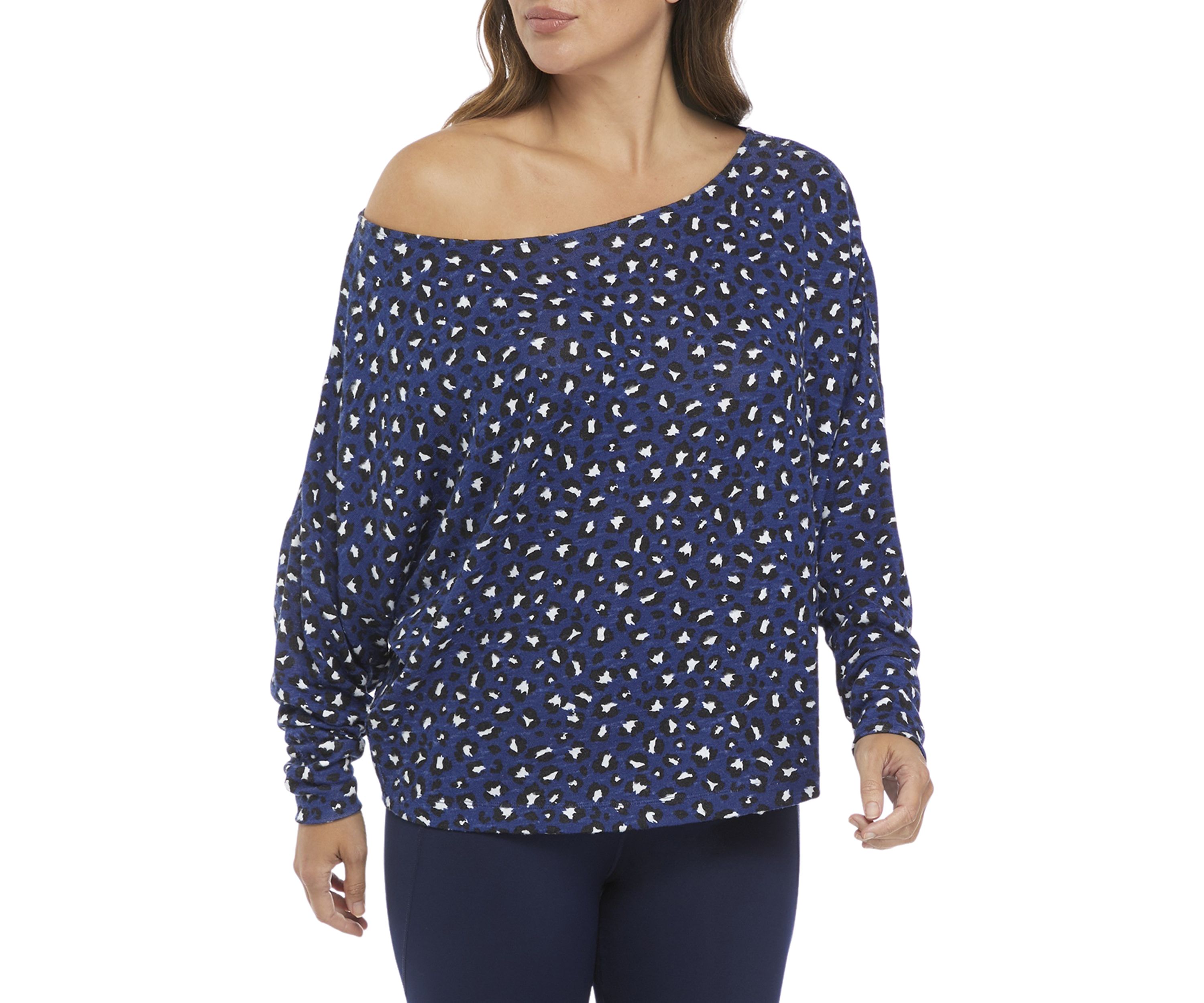 Womens Long Dolman Sleeve Top