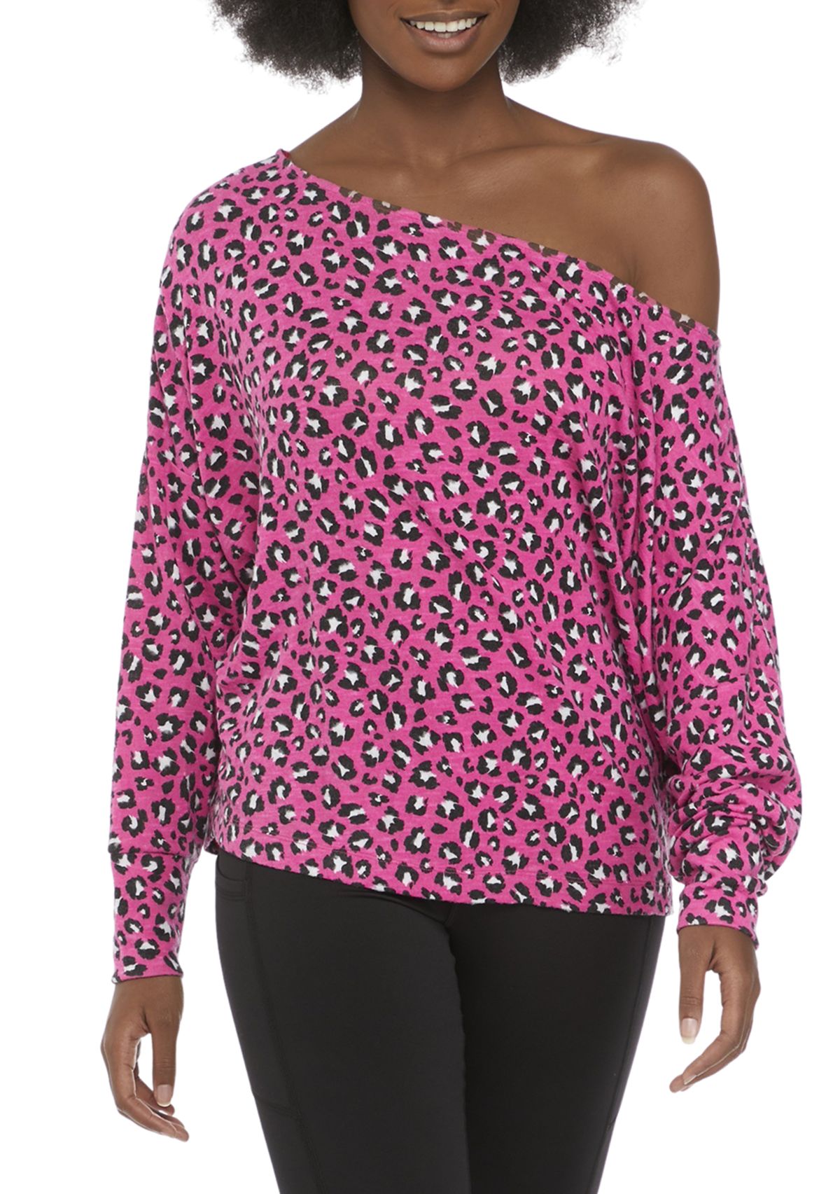 Womens Long Dolman Sleeve Top