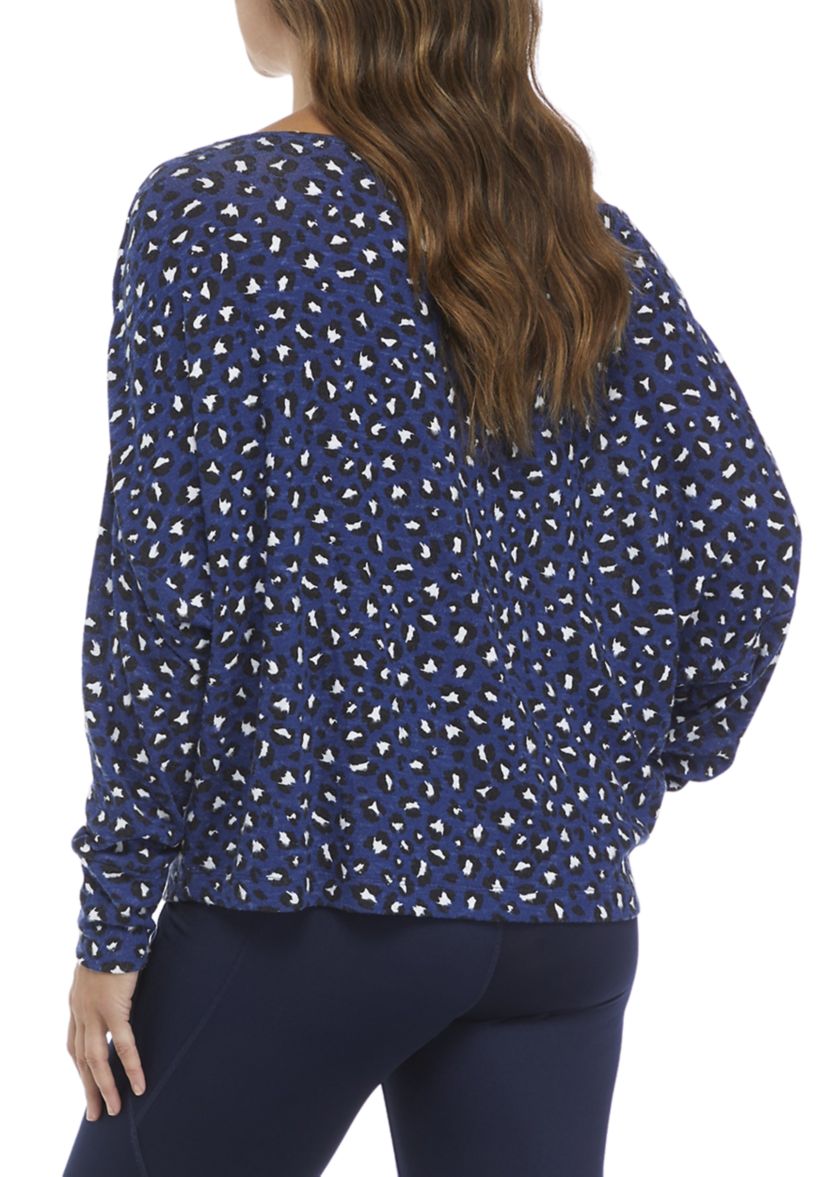 Womens Long Dolman Sleeve Top