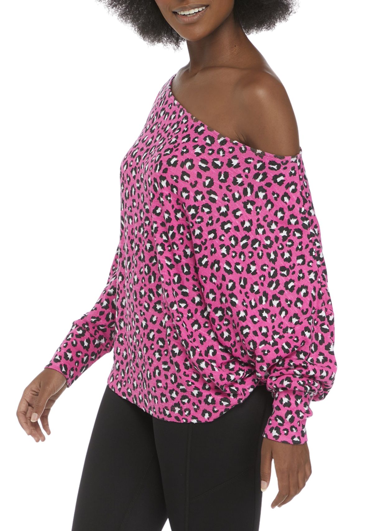 Womens Long Dolman Sleeve Top