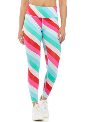 Crown & Ivy Women's Striped Leggings, XS