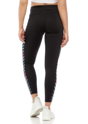 U.S. CROWN Black Net Yoga Pant for Women